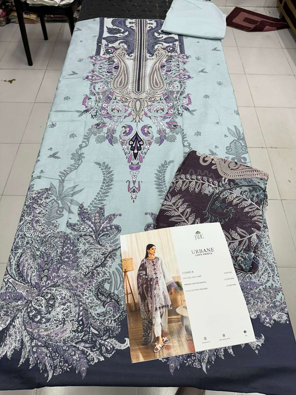 Urbane Chiffon 2026 Lawn Collection by Jade-01
