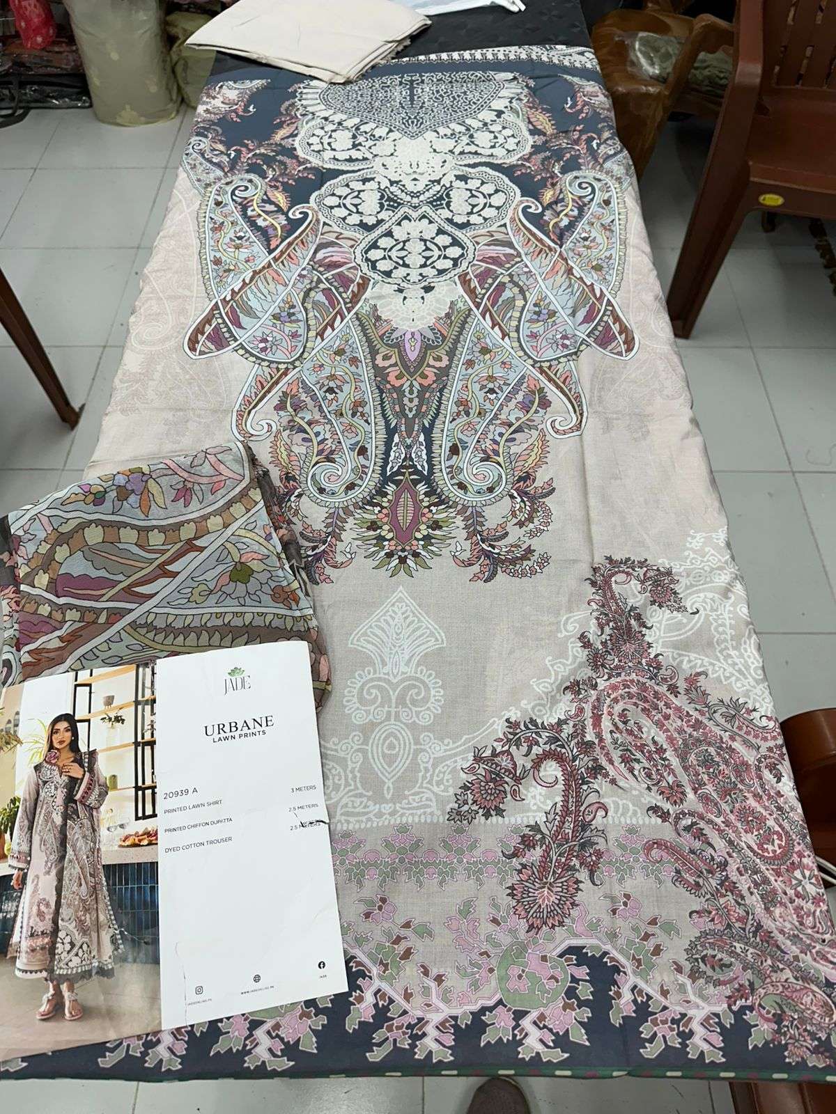 Urbane Chiffon 2026 Lawn Collection by Jade-08
