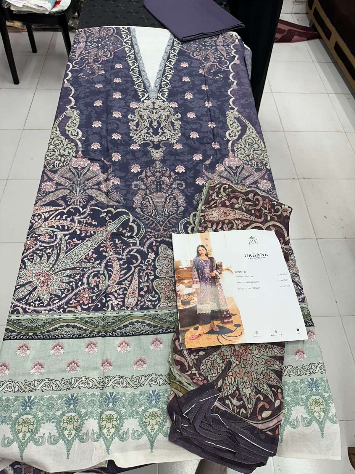 Urbane Chiffon 2026 Lawn Collection by Jade-11