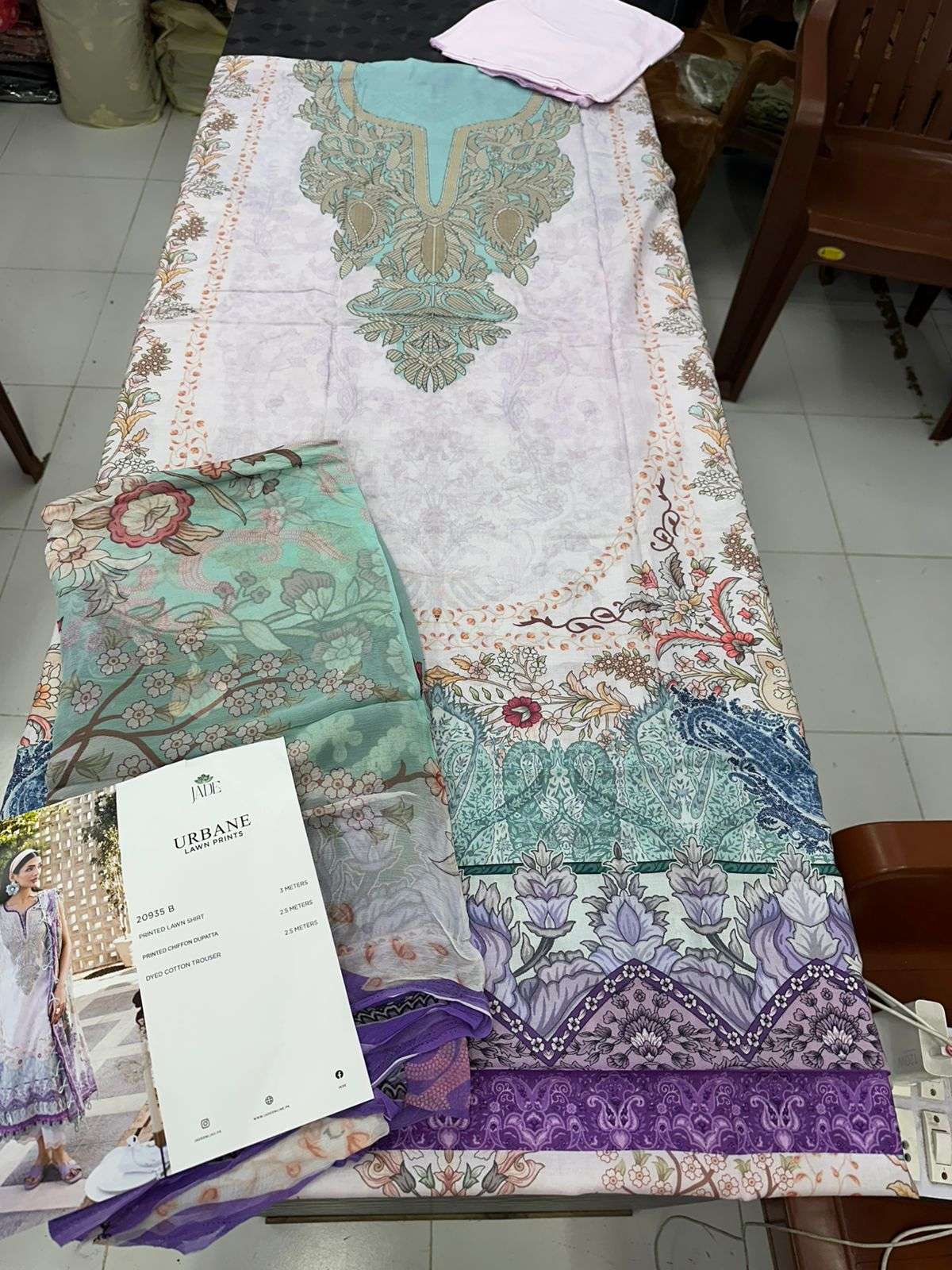 Urbane Chiffon 2026 Lawn Collection by Jade-18