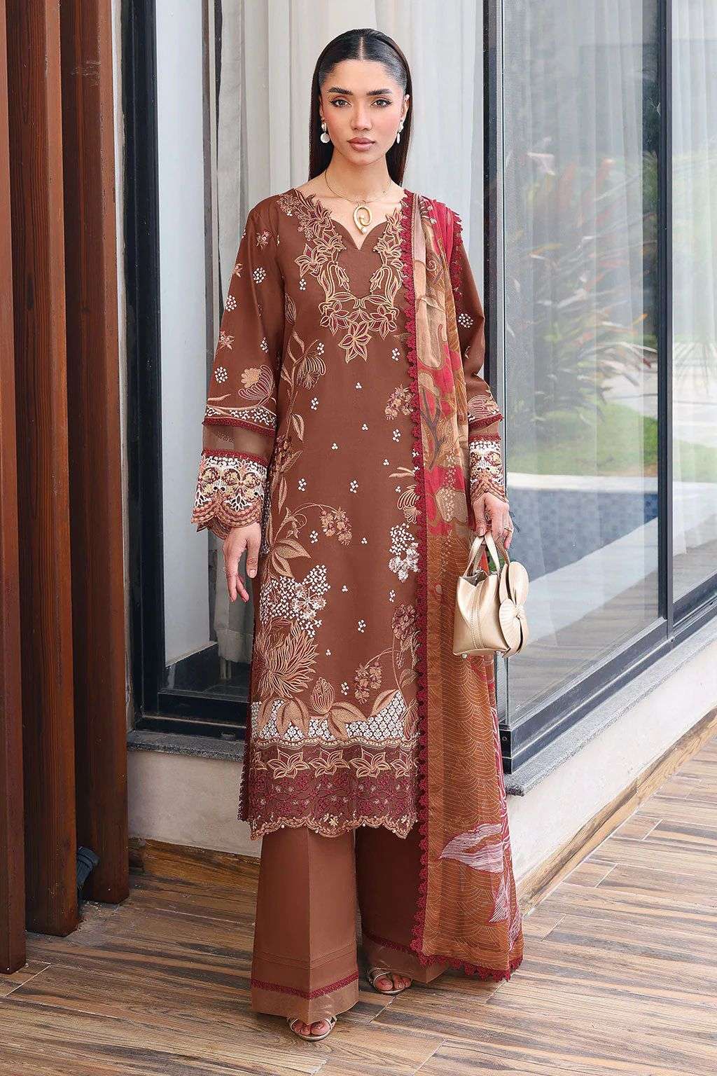 Andaaz Luxury Lawn Vol 14 Collection 2026 Ramsha-01