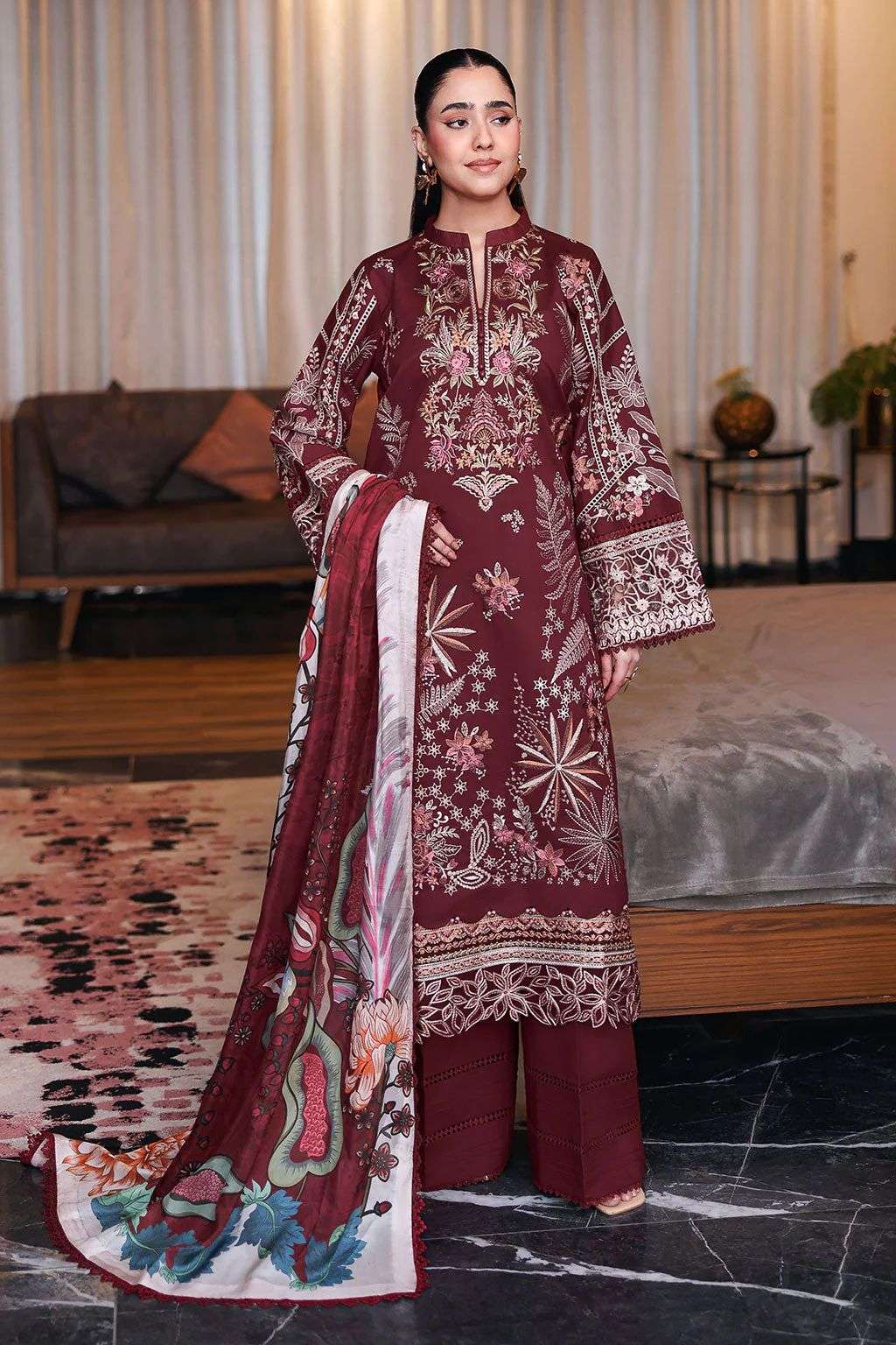 Andaaz Luxury Lawn Vol 14 Collection 2026 Ramsha-03