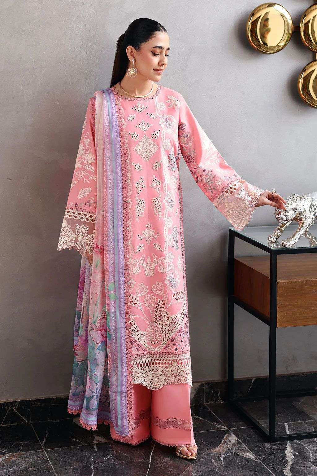 Andaaz Luxury Lawn Vol 14 Collection 2026 Ramsha-10