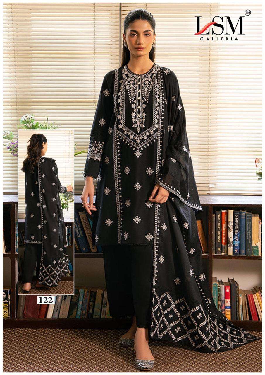 BLACK & WHITE LUXURY HEAVY LAWN COLLECTION VOL - 02 BY LSM GALLERIA - 02