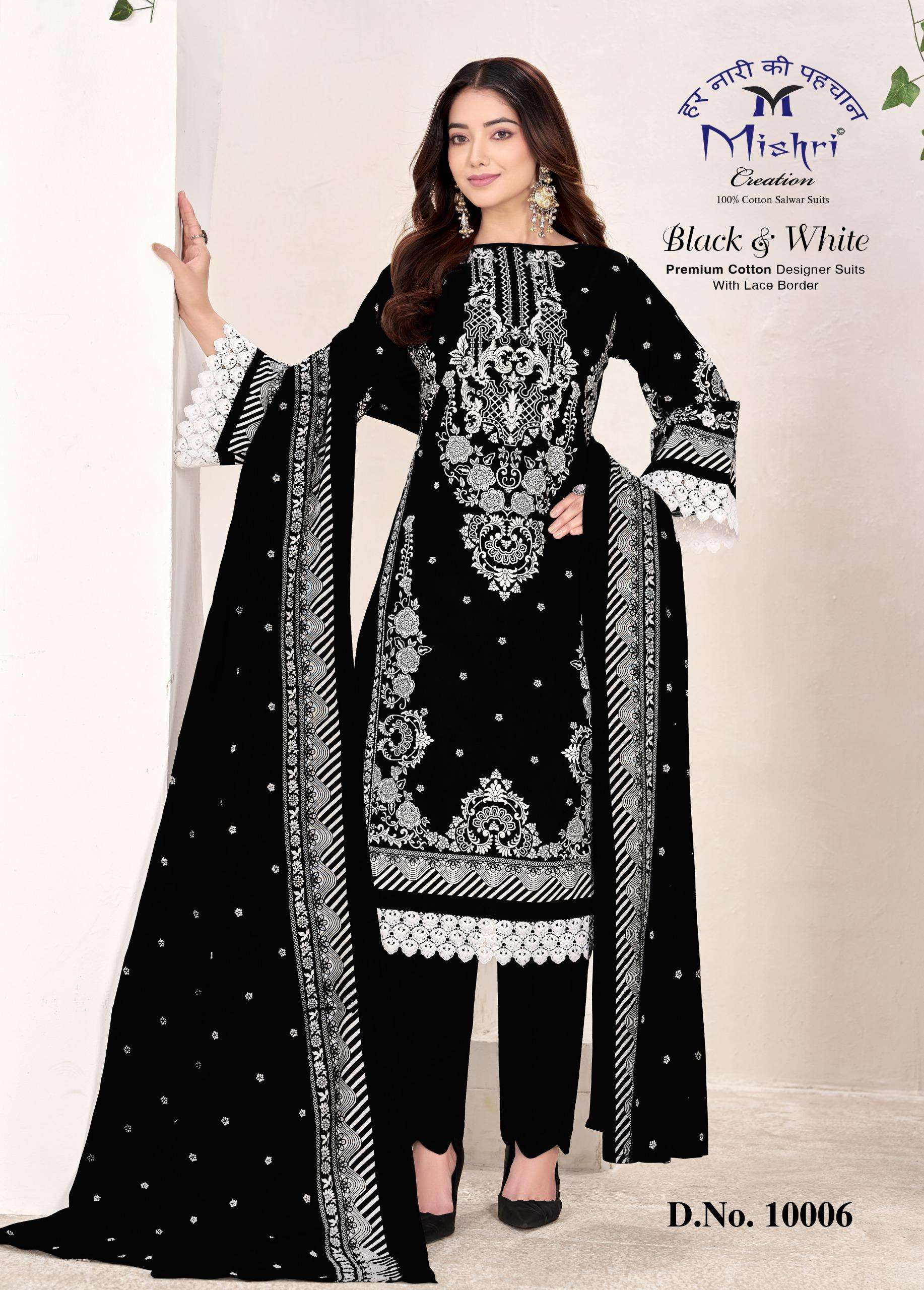 BLACK & WHITE VOL - 10 BY MISHRI CREATION - 06