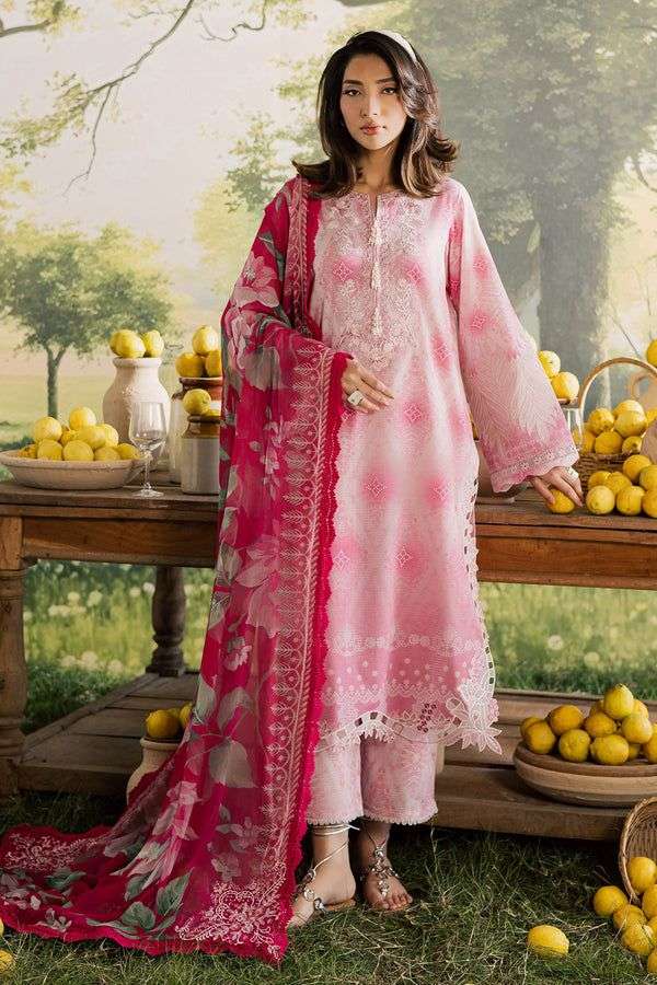 Bloom Embroidered Printed Doria Lawn 2026 by Nureh-05