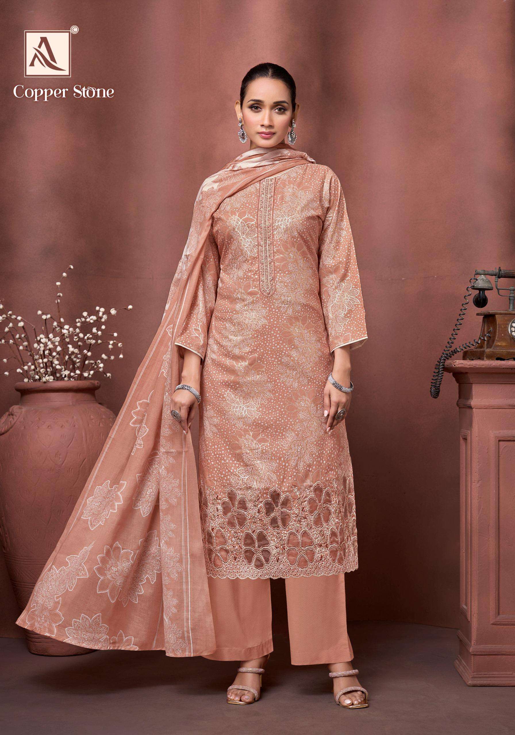 COPPER STONE BY ALOK SUIT - 04