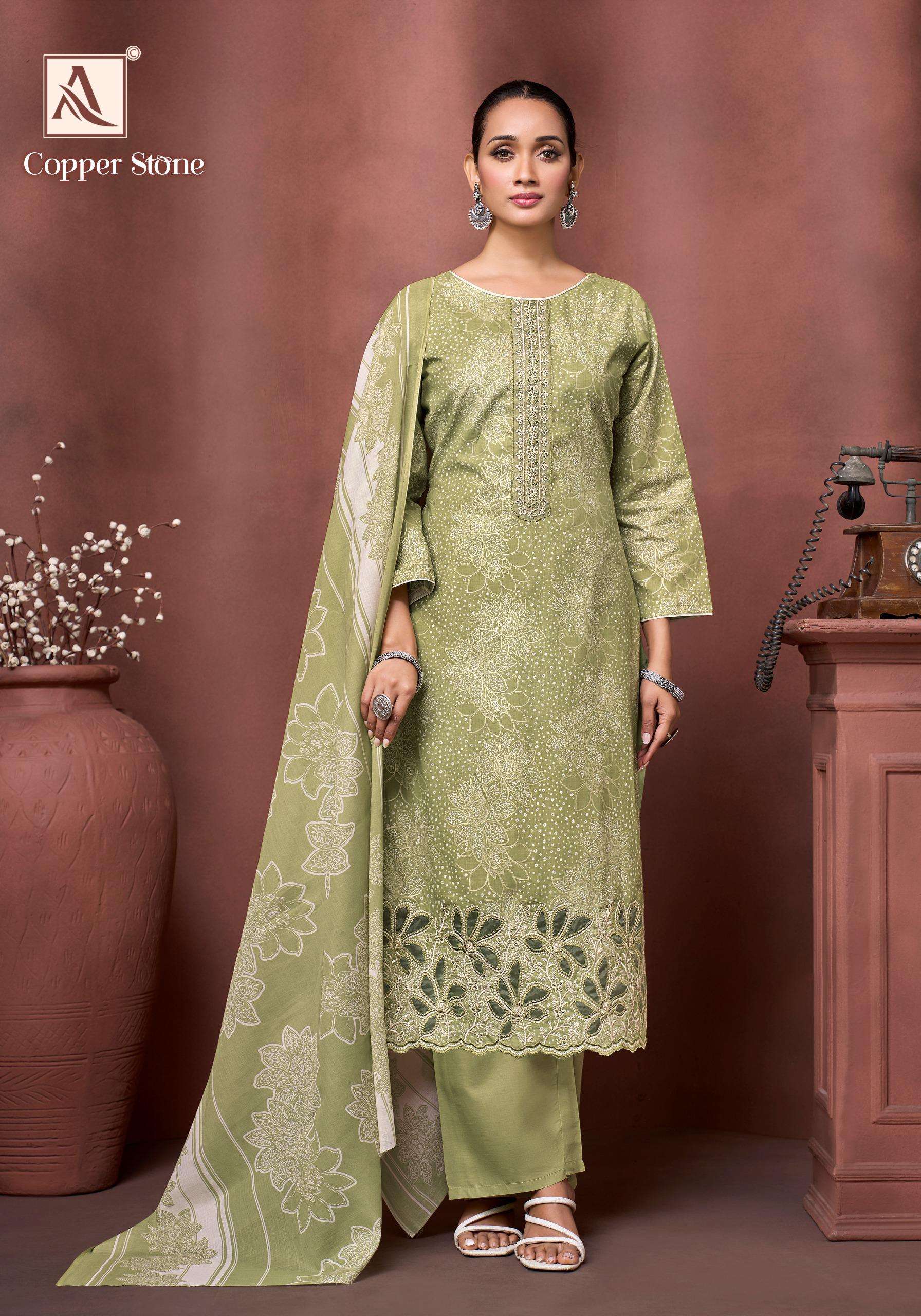 COPPER STONE BY ALOK SUIT - 06
