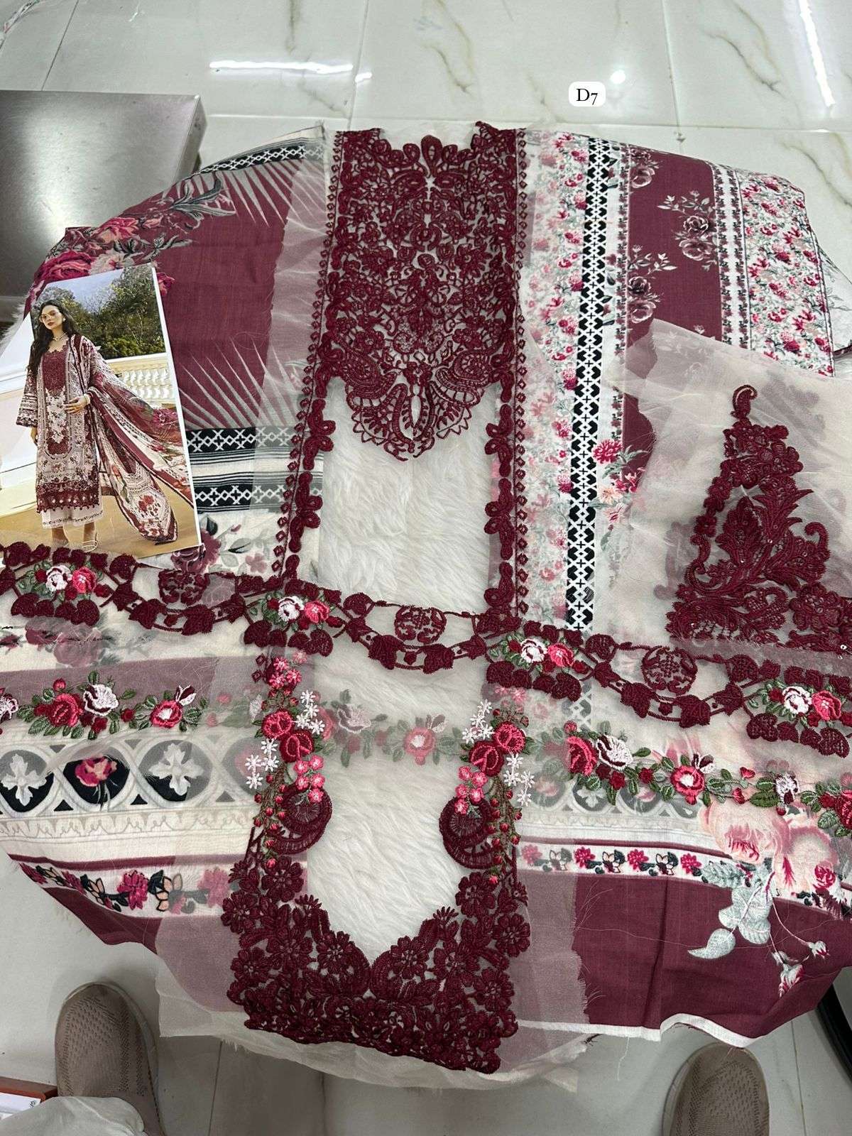 Falah Premium Cotton Collection Code - 50023 By Falah Designer Suits - 02