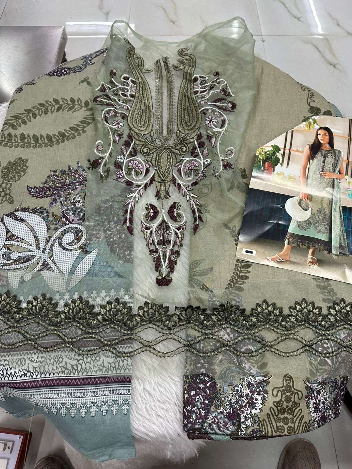 Falah Premium Cotton Collection Code - 50024 By Falah Designer Suits - 08
