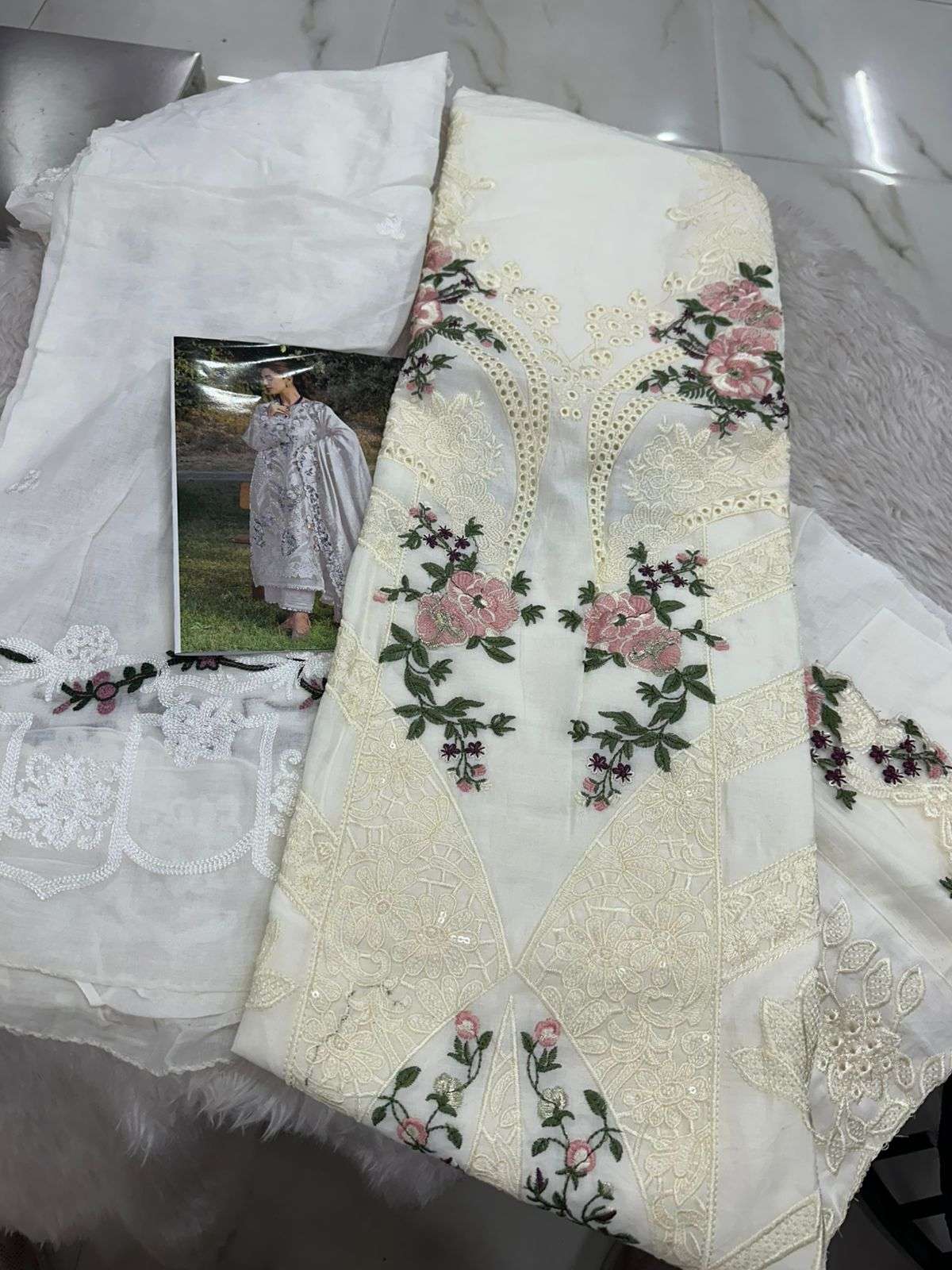 Falah Premium Cotton Collection Code - 50025 By Falah Designer Suits - 01