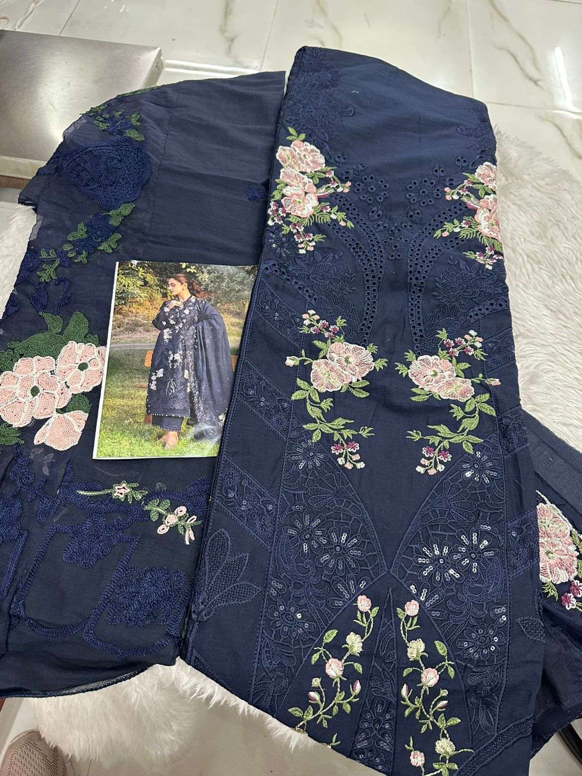 Falah Premium Cotton Collection Code - 50025 By Falah Designer Suits - 03