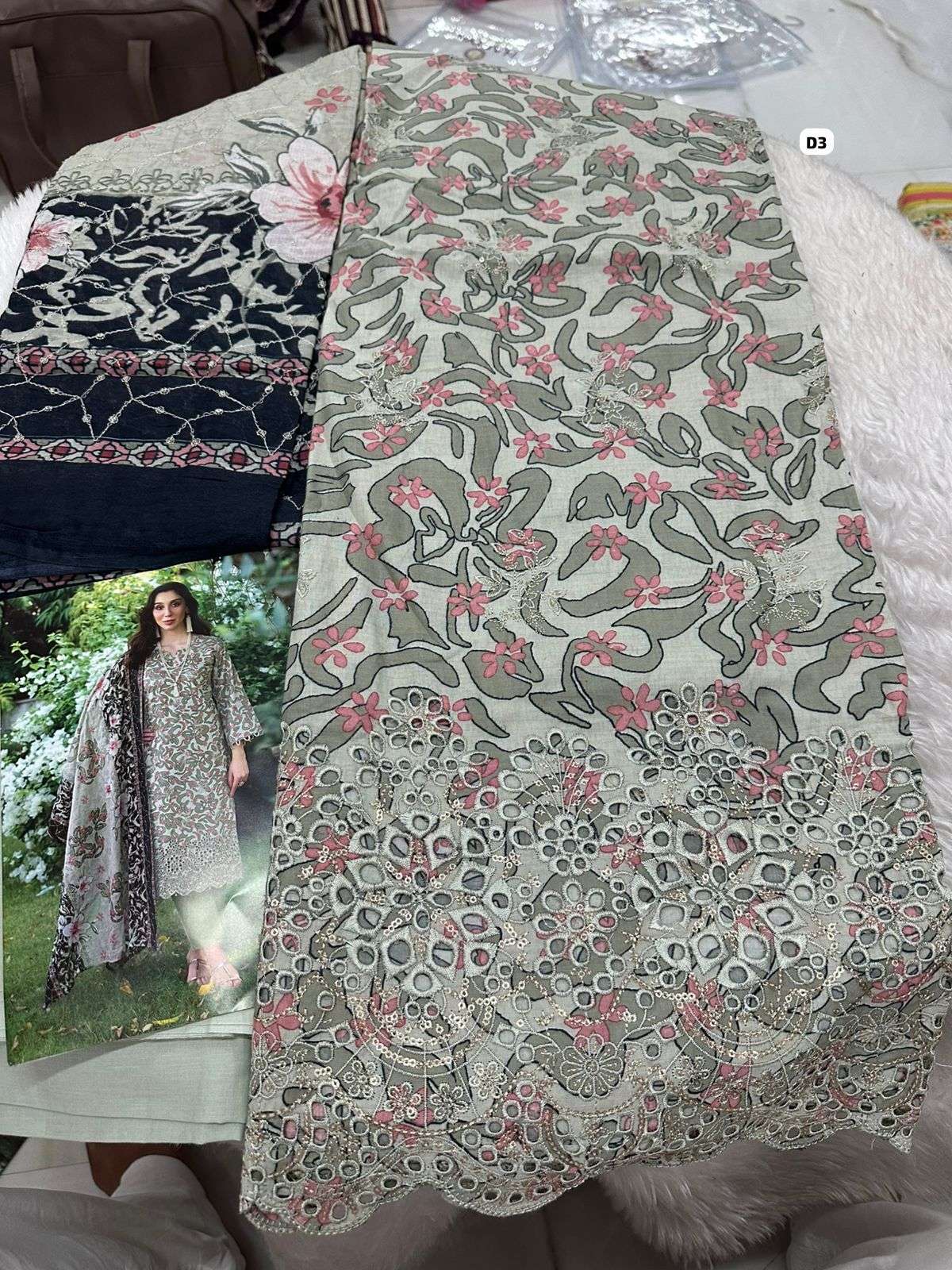 Falah Premium Cotton Collection Code - 50034 By Falah Designer Suits - 01