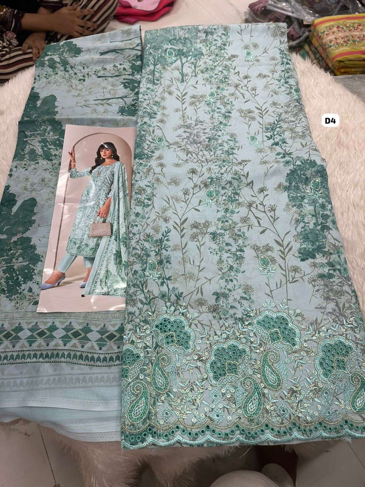 Falah Premium Cotton Collection Code - 50035 By Falah Designer Suits - 01