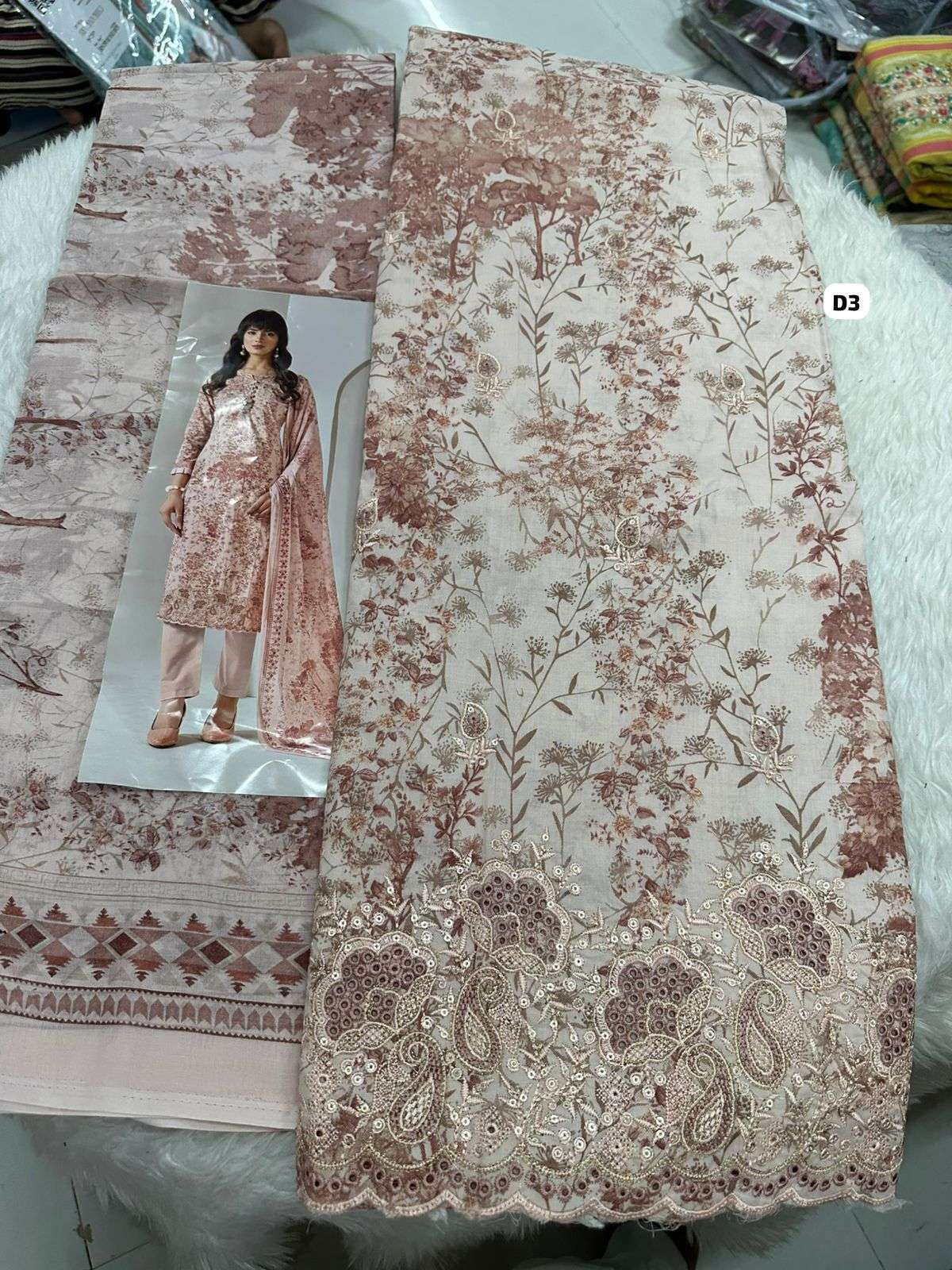 Falah Premium Cotton Collection Code - 50035 By Falah Designer Suits - 03