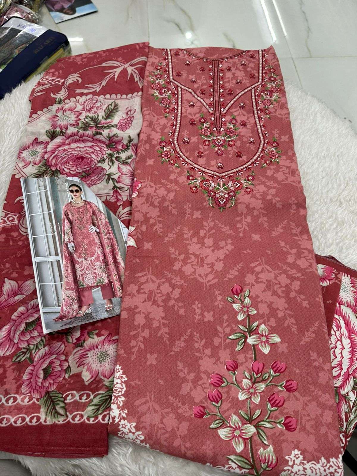 Falah Premium Cotton Collection Code - 50036 By Falah Designer Suits - 01
