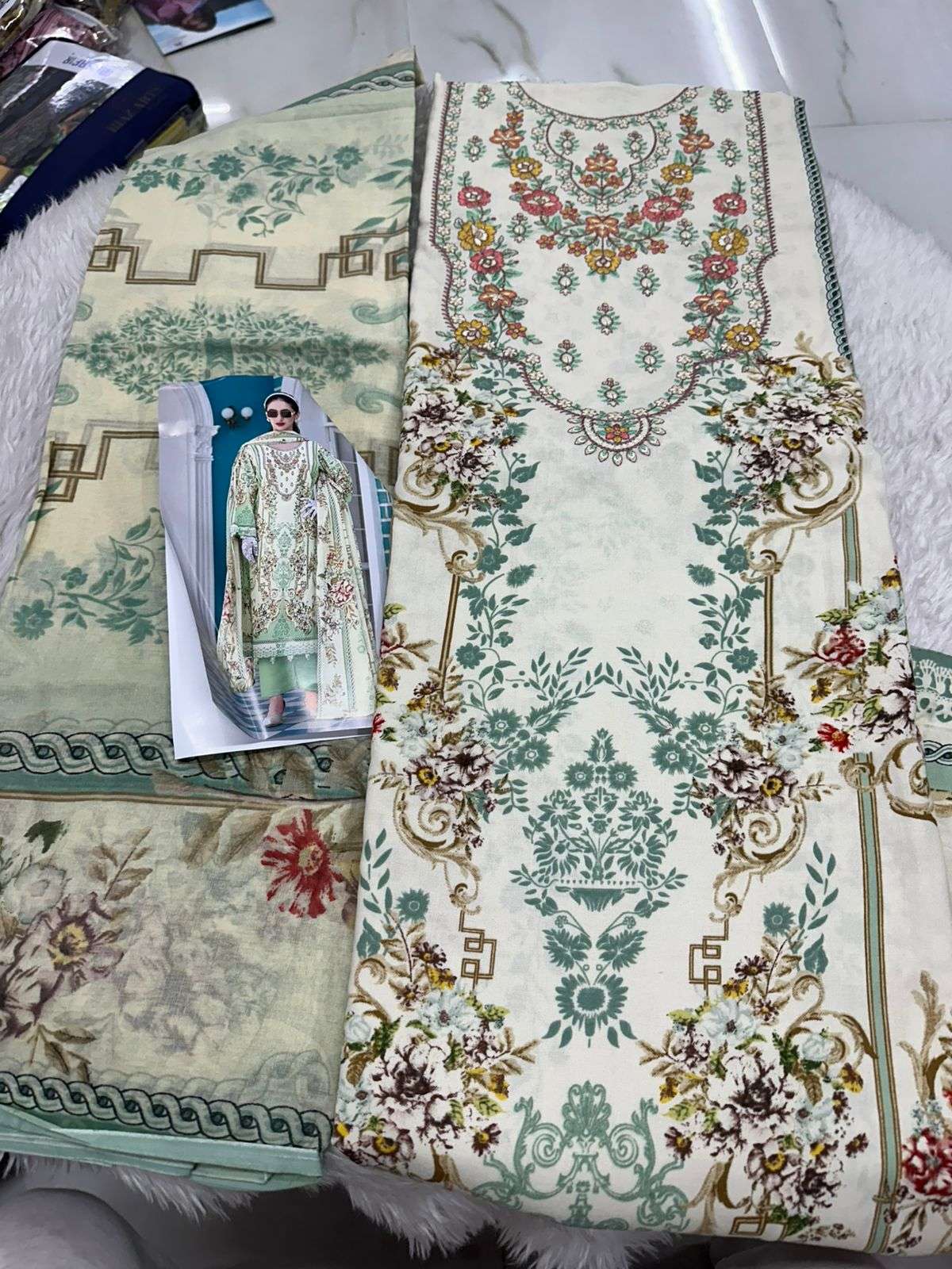 Falah Premium Cotton Collection Code - 50036 By Falah Designer Suits - 06