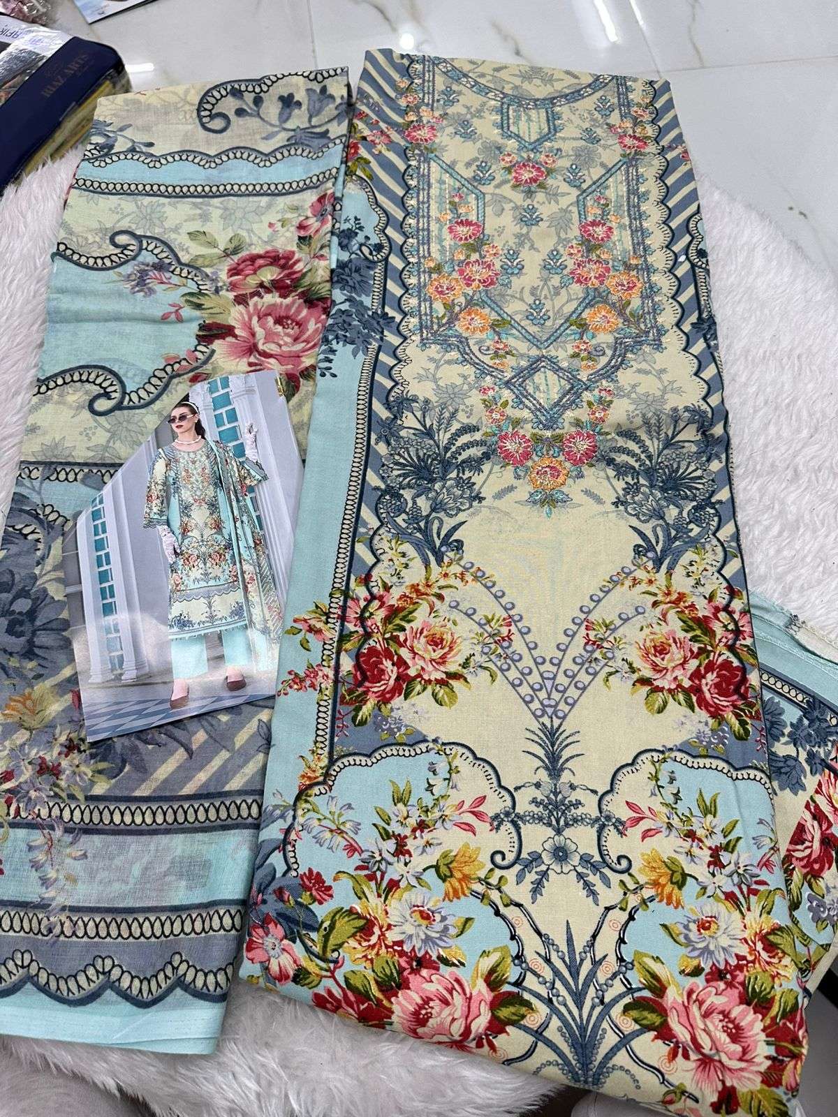 Falah Premium Cotton Collection Code - 50036 By Falah Designer Suits - 08