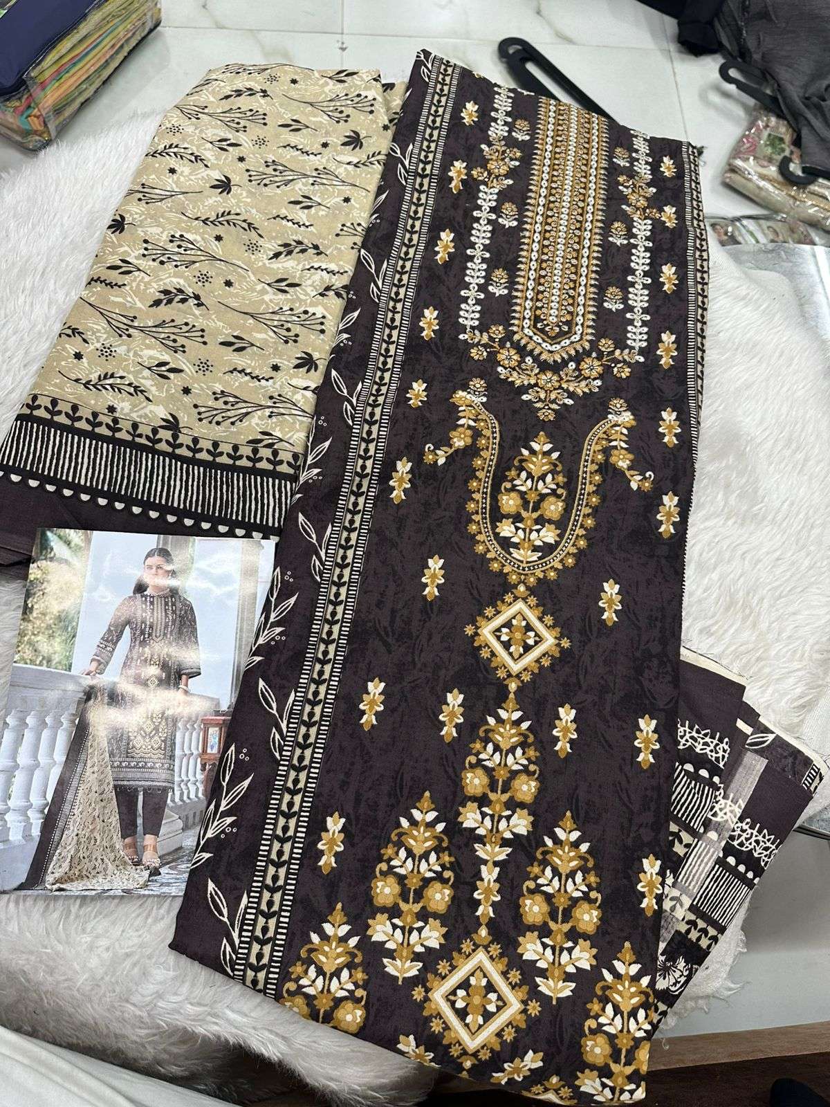 Falah Premium Cotton Collection Code - 50041 By Falah Designer Suits - 04
