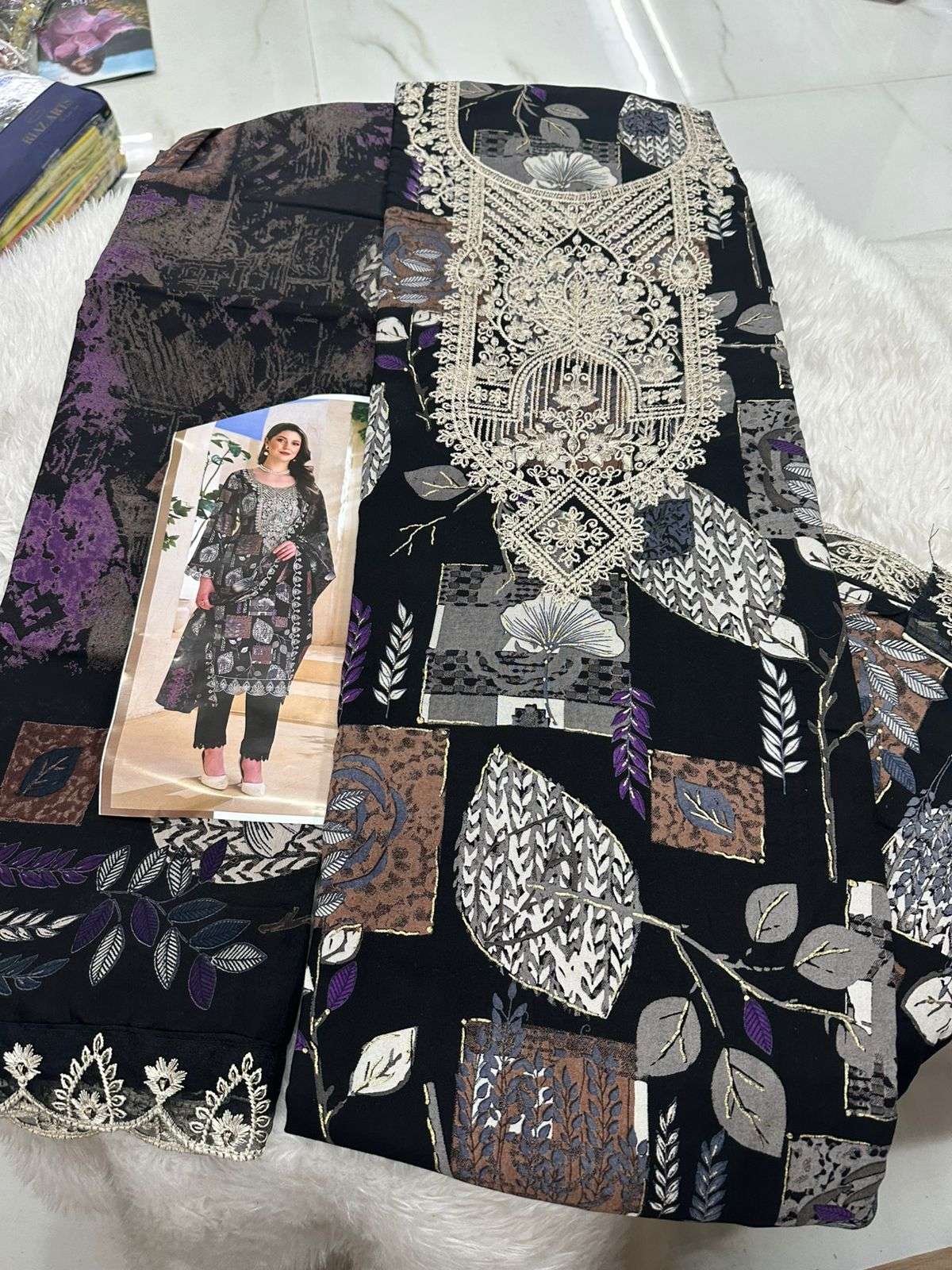 Falah Premium Cotton Collection Code - 50042 By Falah Designer Suits - 04