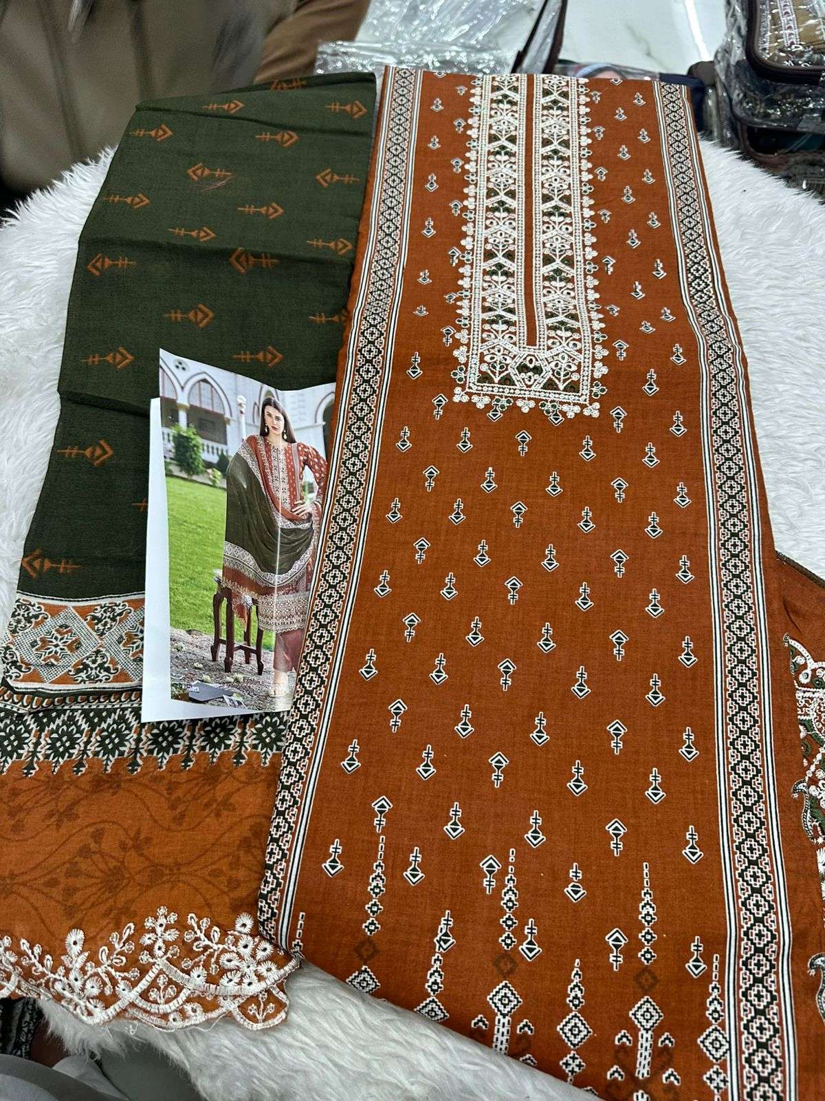 Falah Premium Cotton Collection Code - 50044 By Falah Designer Suits - 02