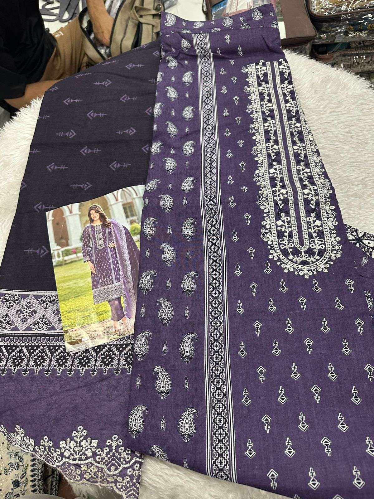 Falah Premium Cotton Collection Code - 50044 By Falah Designer Suits - 03