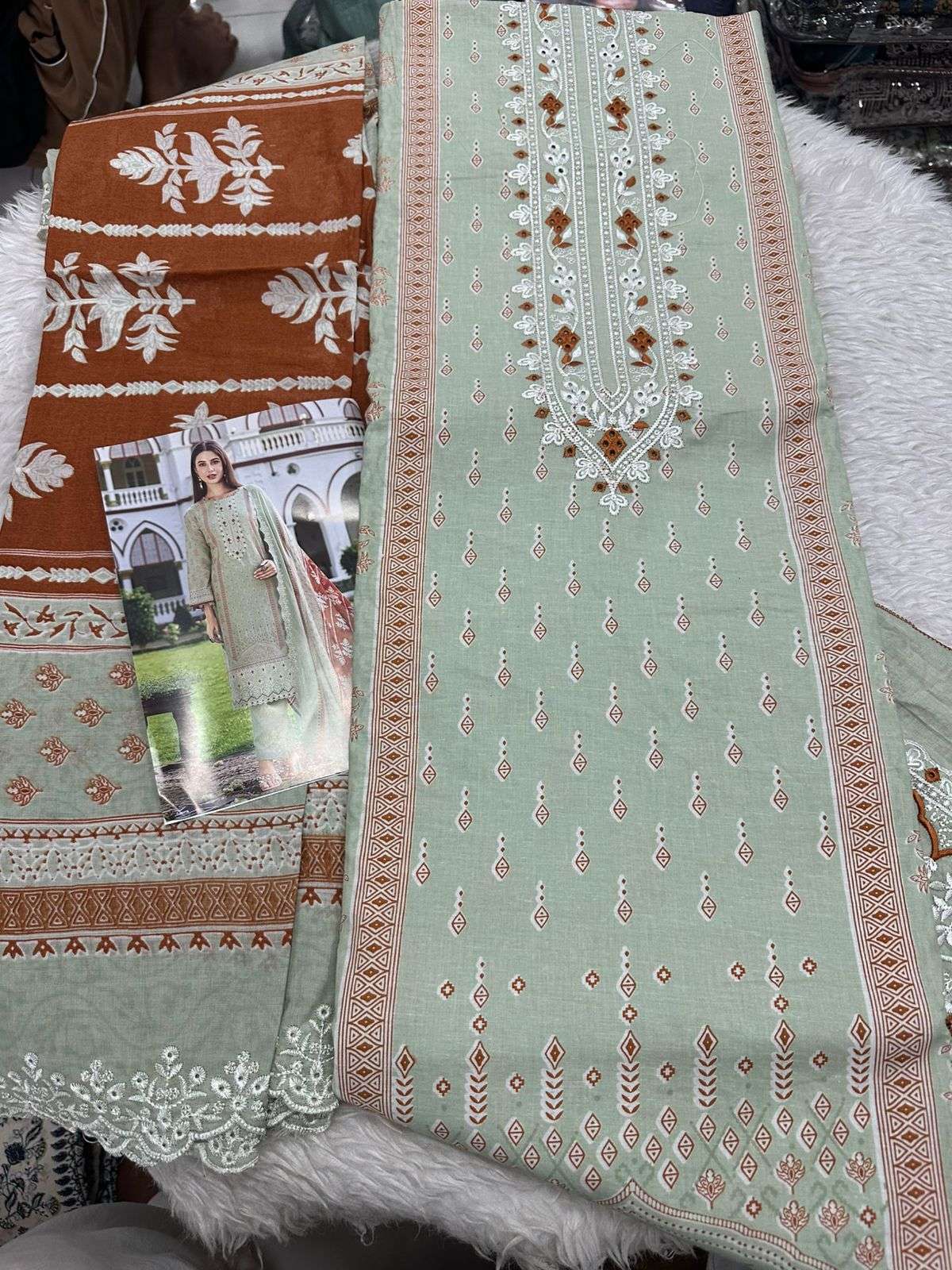 Falah Premium Cotton Collection Code - 50044 By Falah Designer Suits - 04