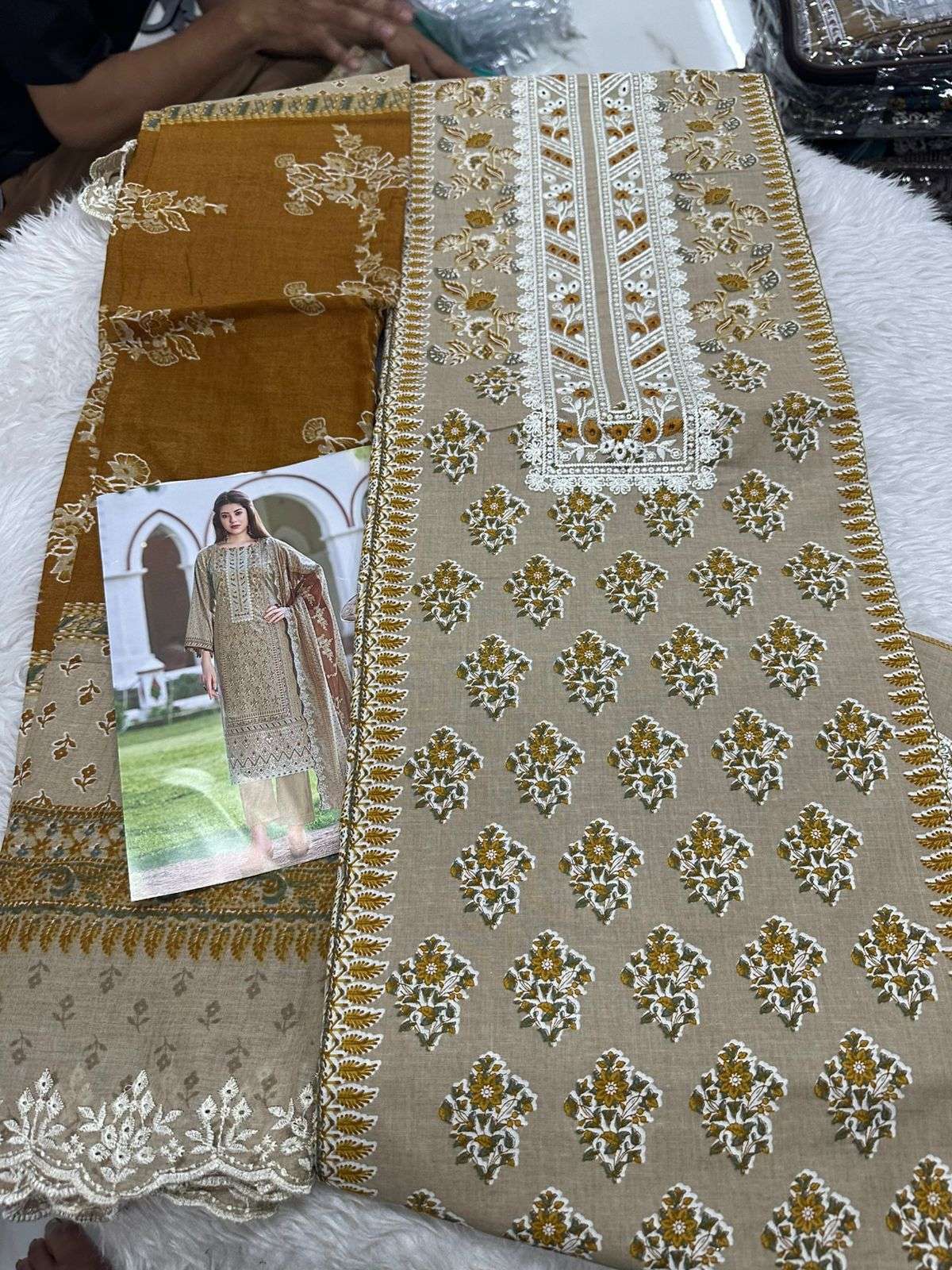 Falah Premium Cotton Collection Code - 50044 By Falah Designer Suits - 05