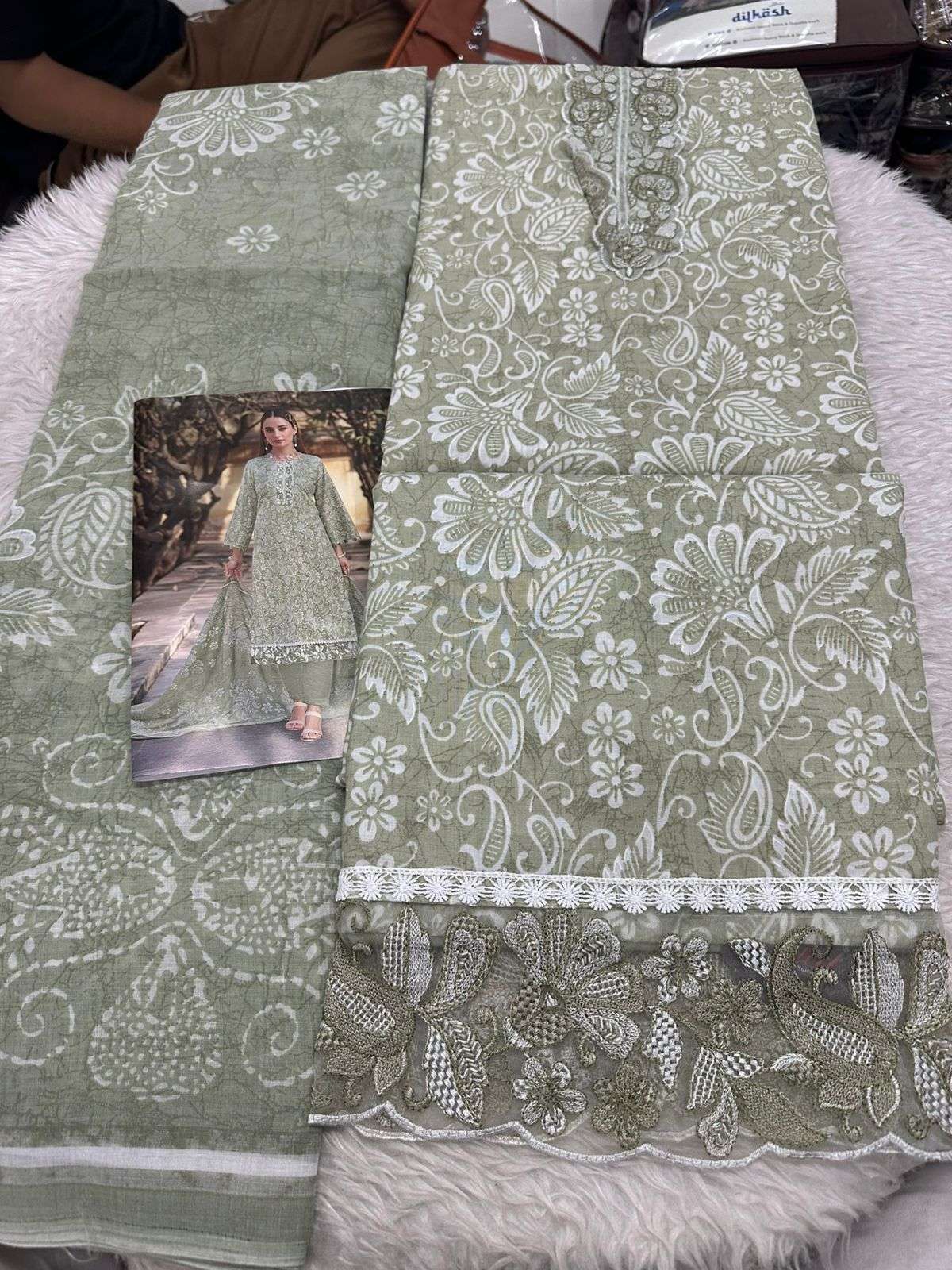 Falah Premium Cotton Collection Code - 50045 By Falah Designer Suits - 06