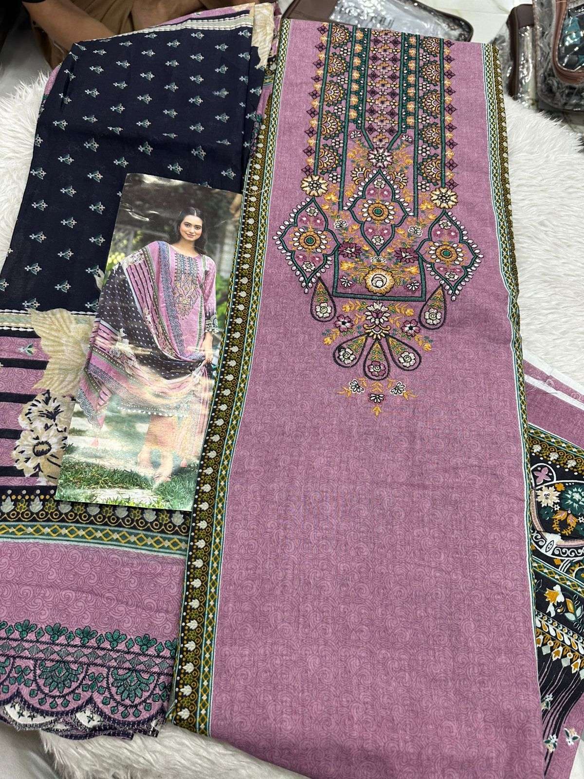 Falah Premium Cotton Collection Code - 50047 By Falah Designer Suits - 03