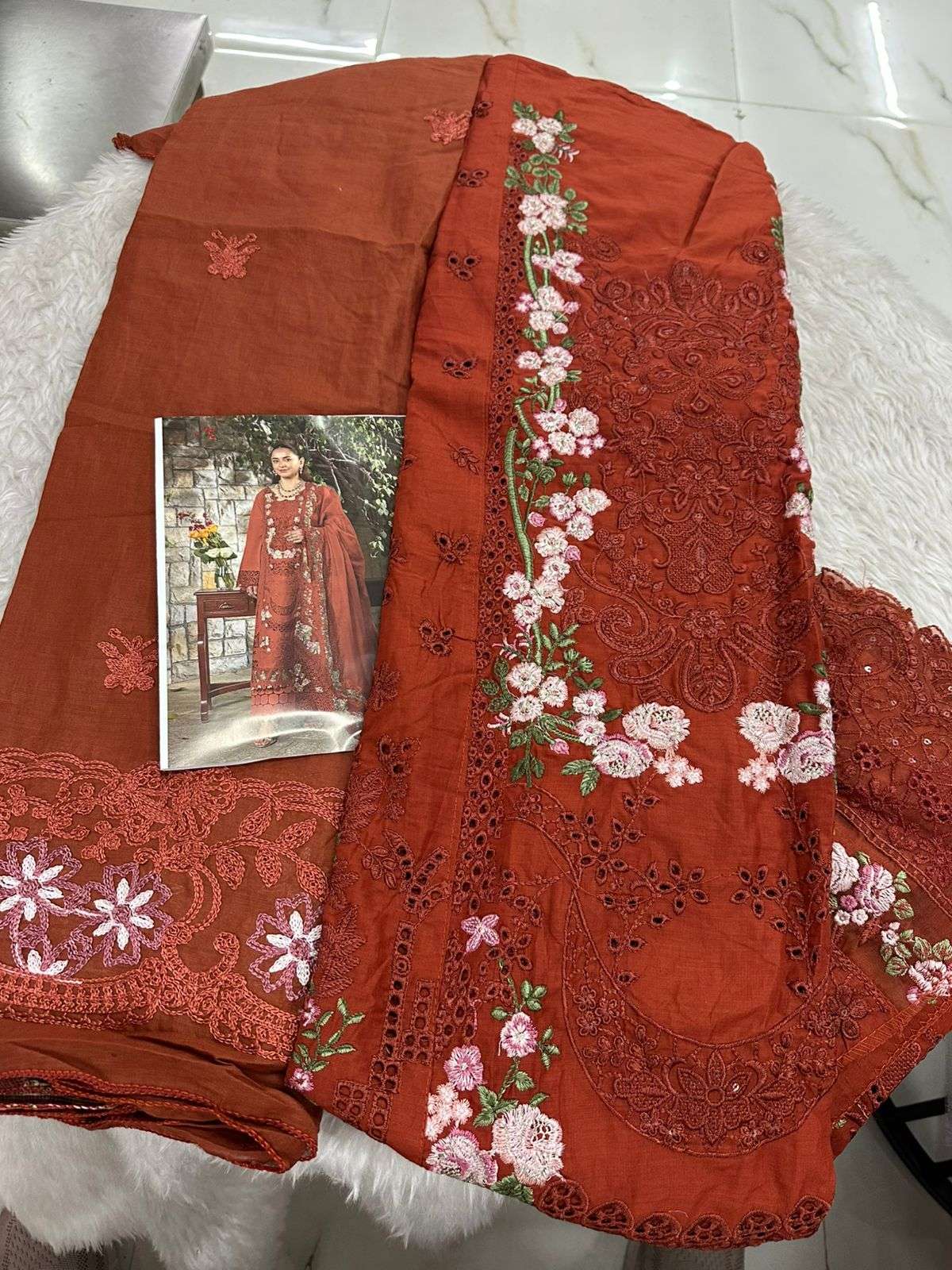 Falah Premium Cotton Collection Code - 50048 By Falah Designer Suits - 01