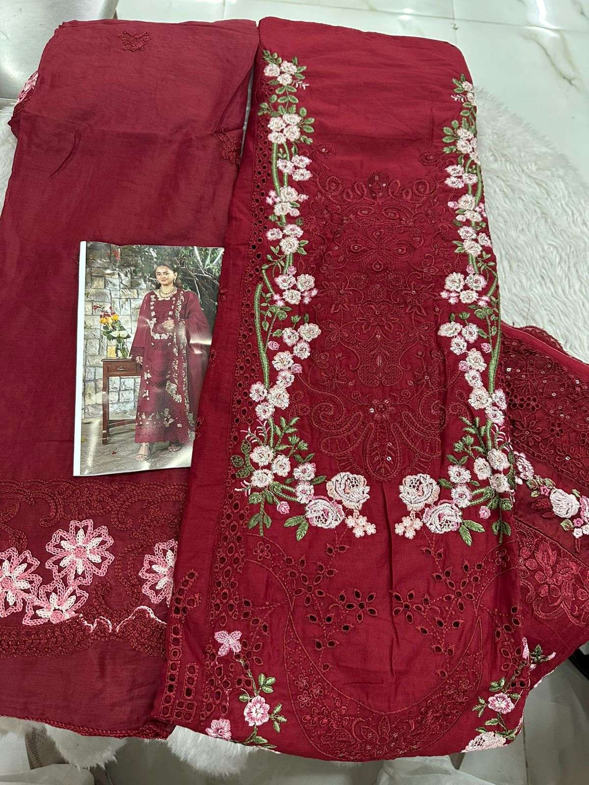 Falah Premium Cotton Collection Code - 50048 By Falah Designer Suits - 02