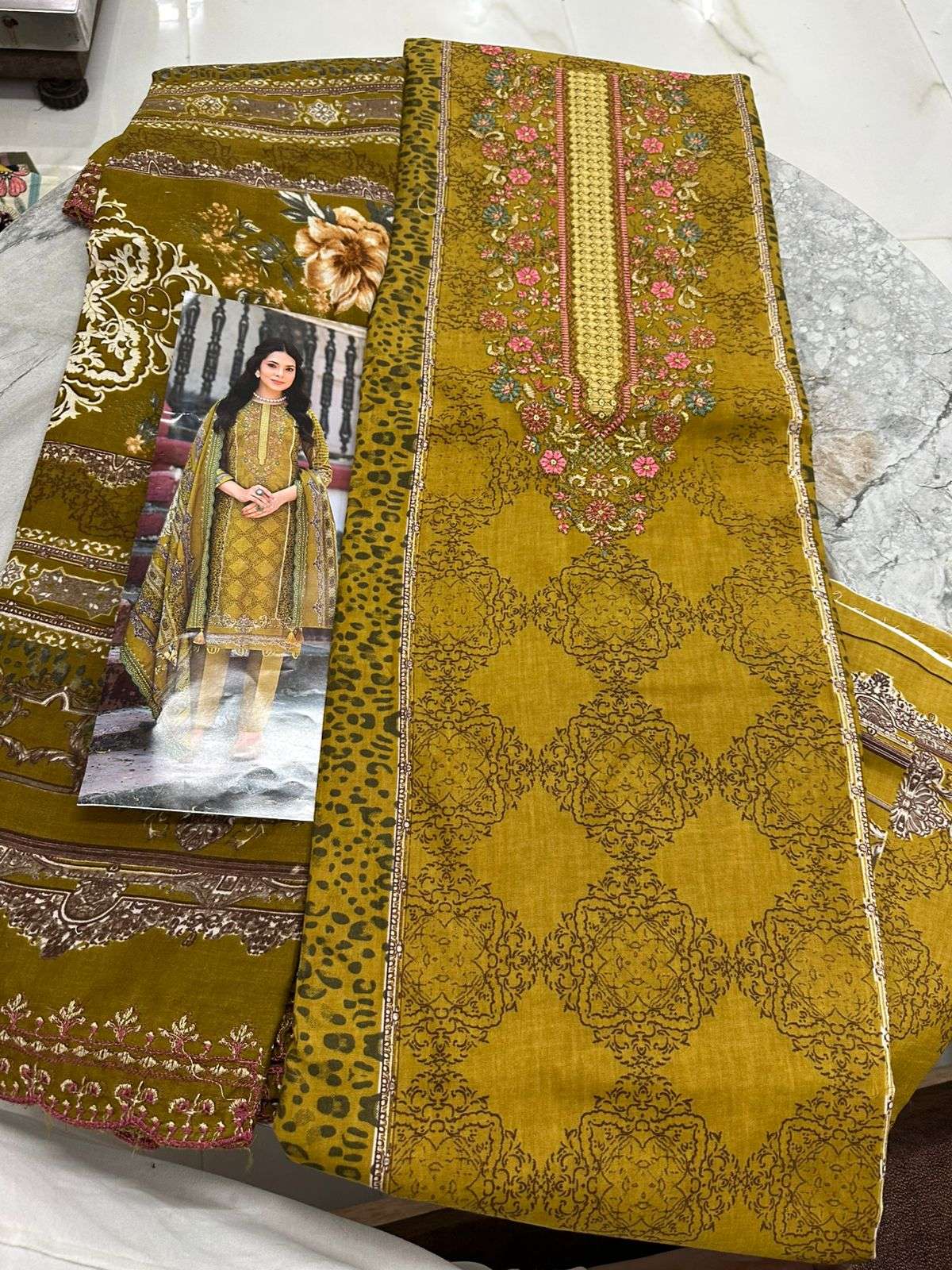 Falah Premium Cotton Collection Code - 50055 By Falah Designer Suits - 02