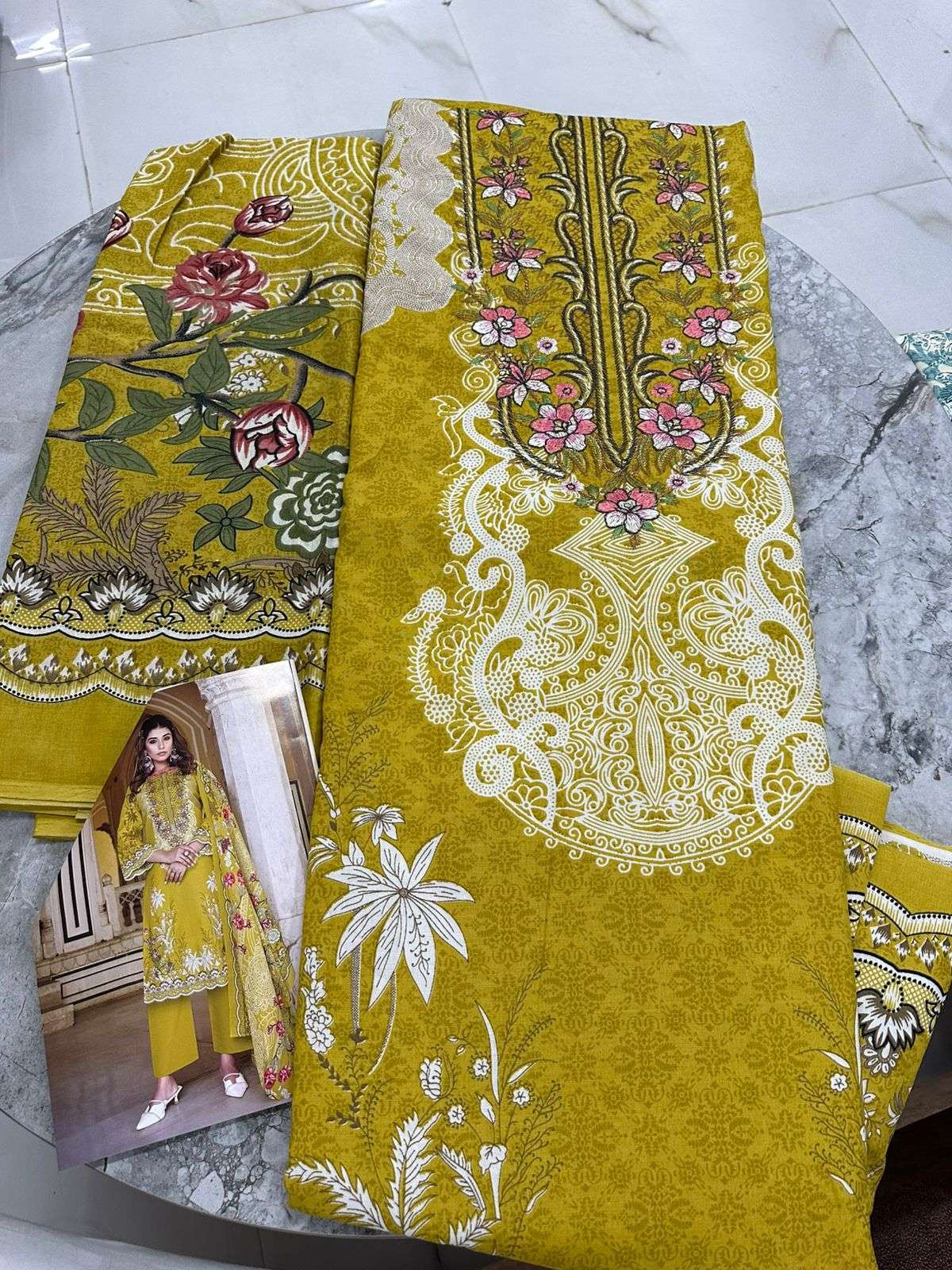 Falah Premium Cotton Collection Code - 50056 By Falah Designer Suits - 01