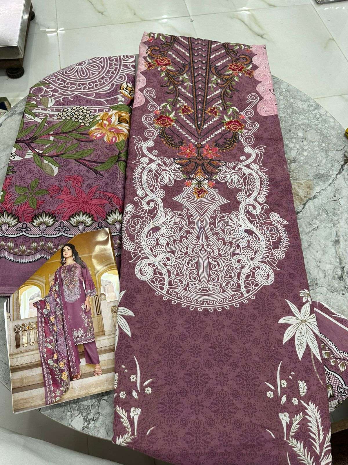 Falah Premium Cotton Collection Code - 50056 By Falah Designer Suits - 05
