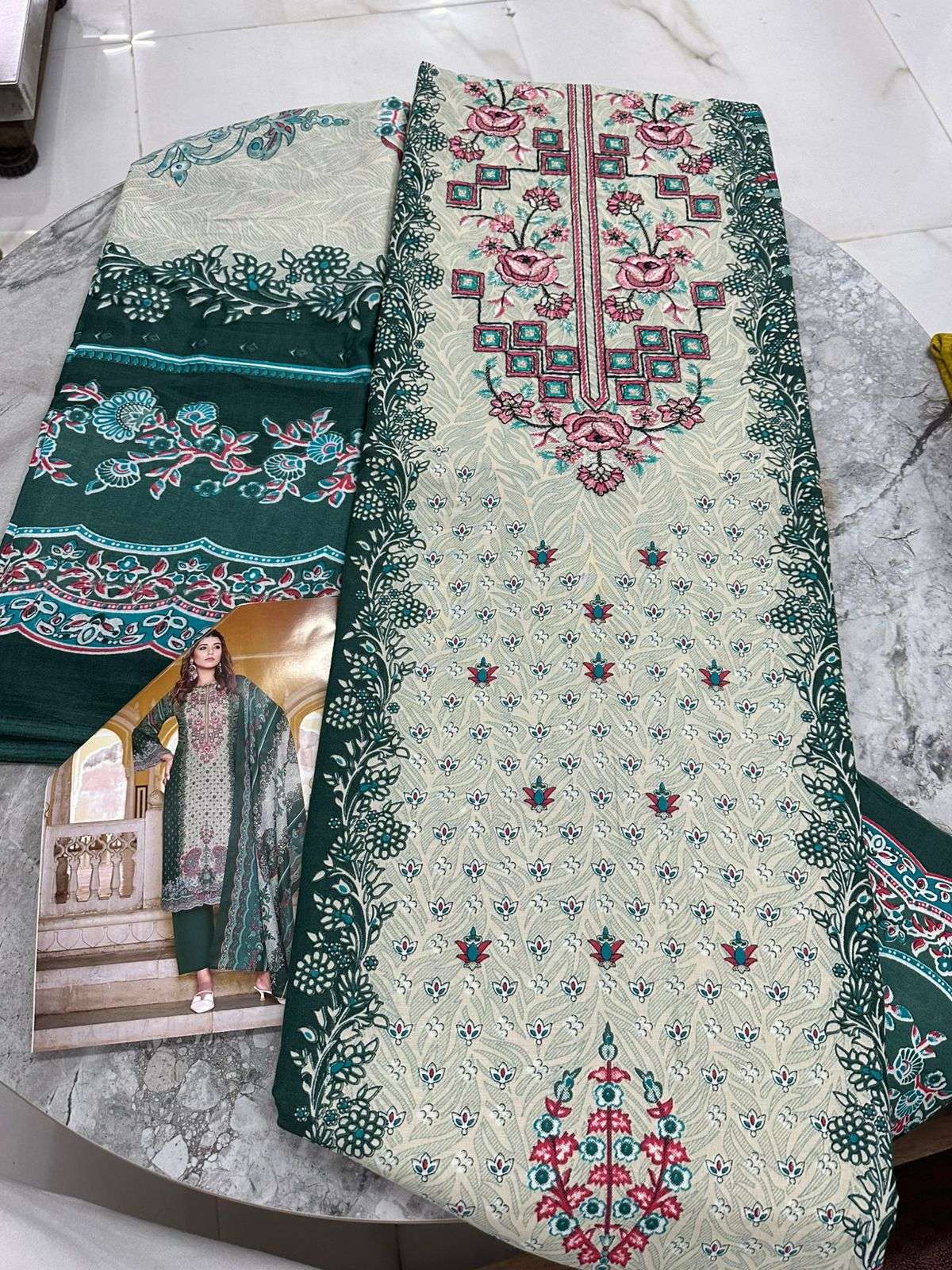 Falah Premium Cotton Collection Code - 50056 By Falah Designer Suits - 06