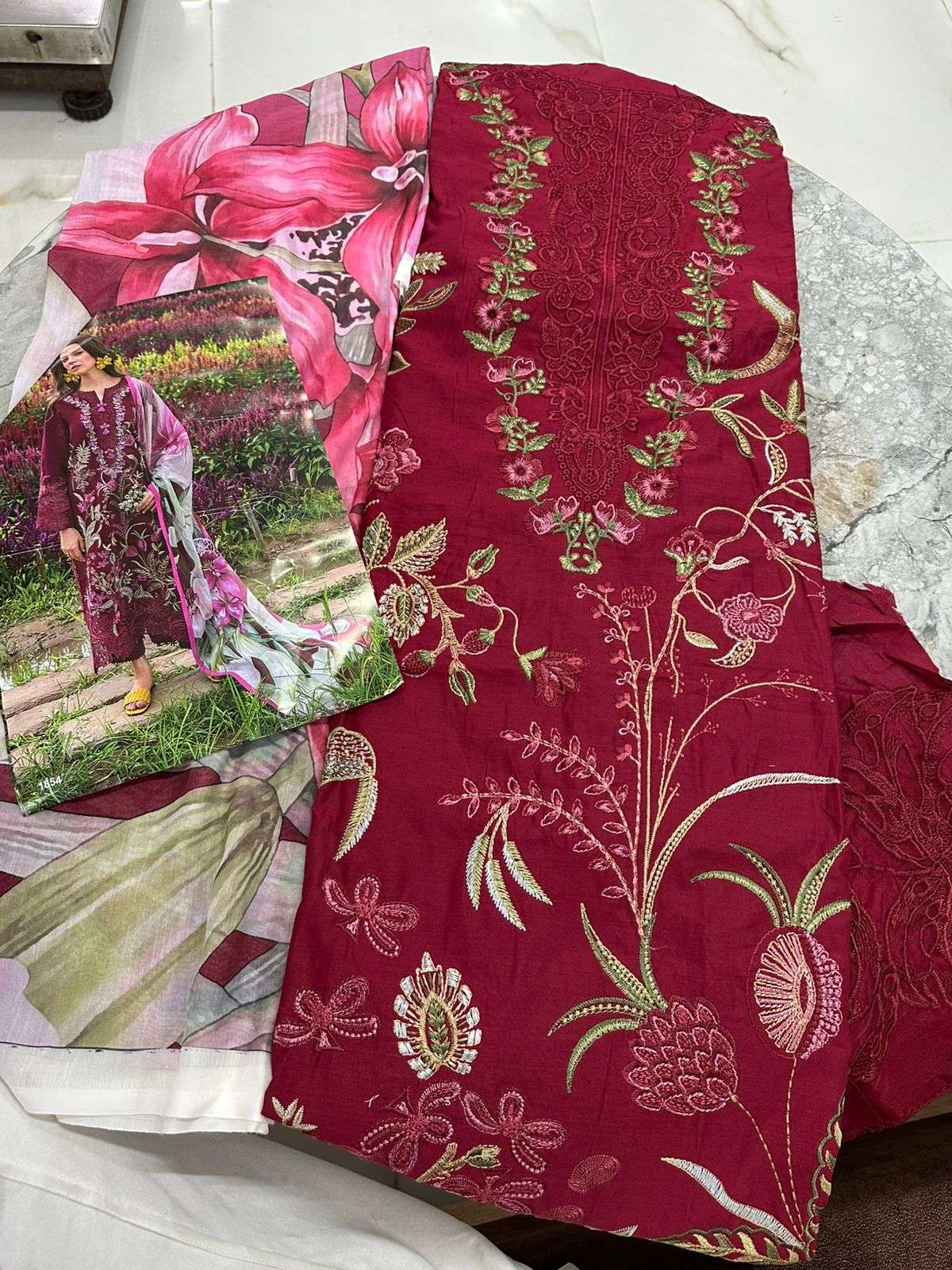 Falah Premium Cotton Collection Code - 50057 By Falah Designer Suits - 03