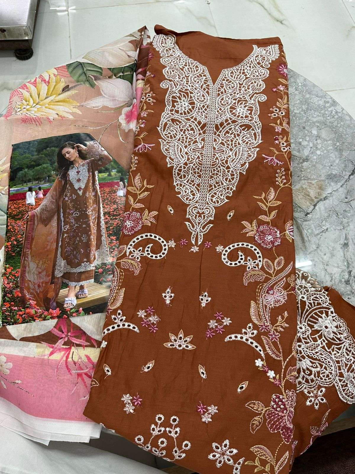 Falah Premium Cotton Collection Code - 50057 By Falah Designer Suits - 05