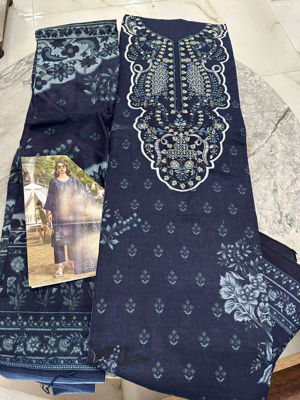 Falah Premium Cotton Collection Code - 50058 By Falah Designer Suits - 03