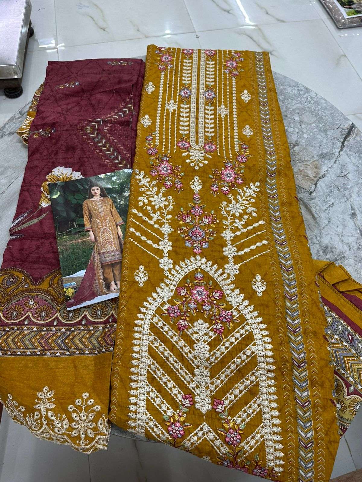 Falah Premium Cotton Collection Code - 50059 By Falah Designer Suits - 01