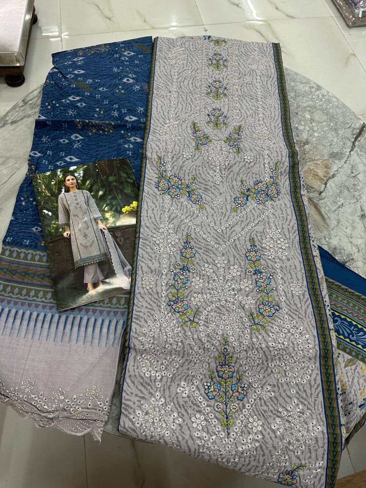 Falah Premium Cotton Collection Code - 50059 By Falah Designer Suits - 07