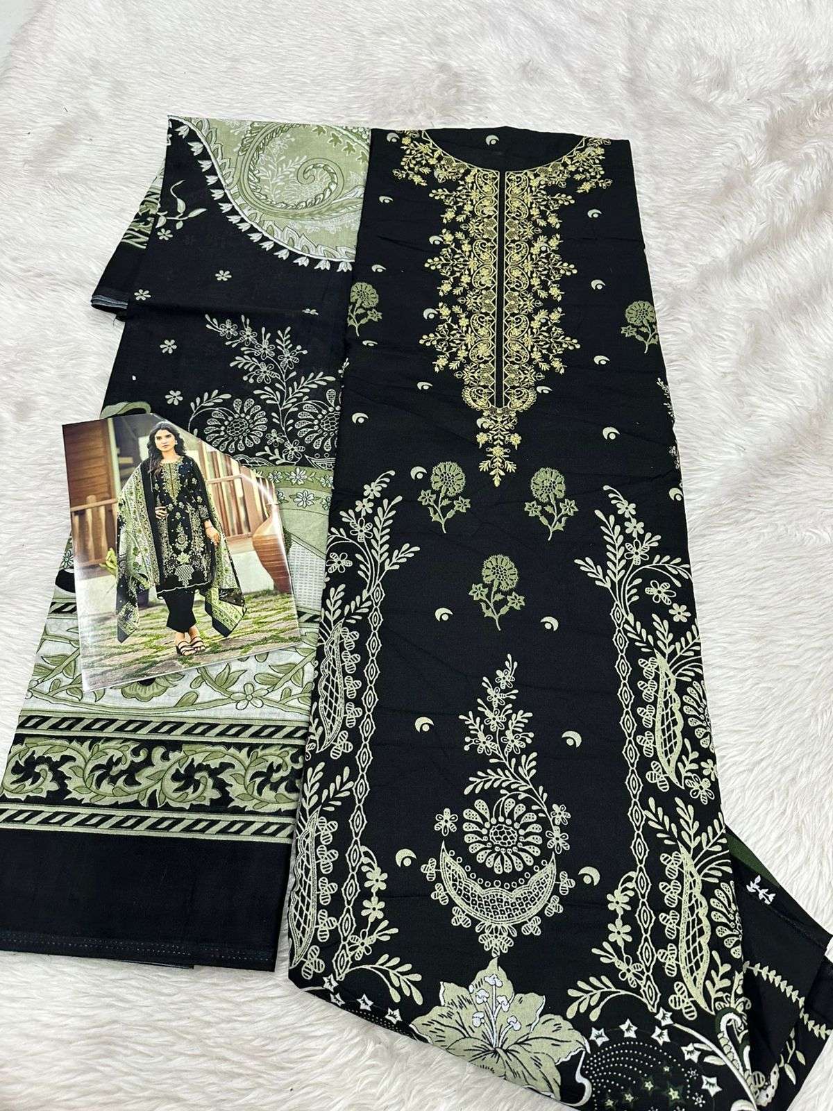 Falah Premium Cotton Collection Code - 50064 By Falah Designer Suits - 04