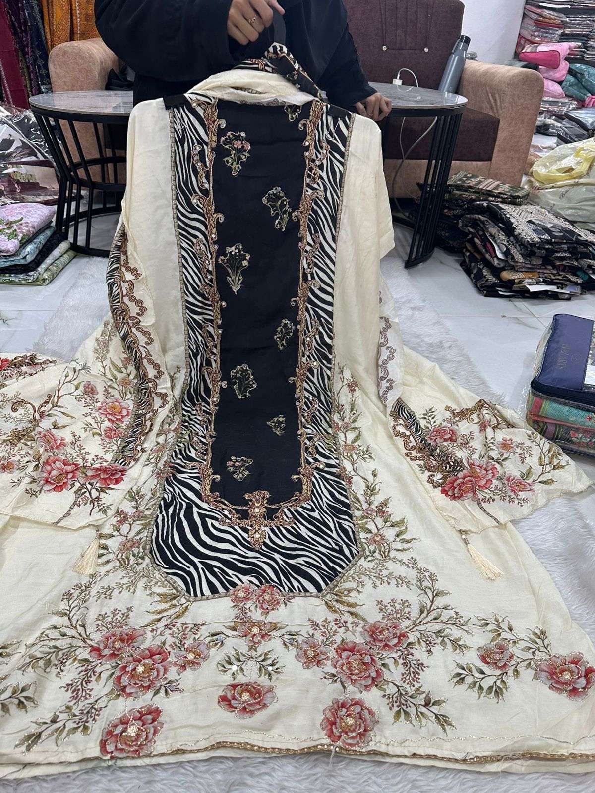 Falah Premium Maslin Collection Code - 50038 By Falah Designer Suits - 02