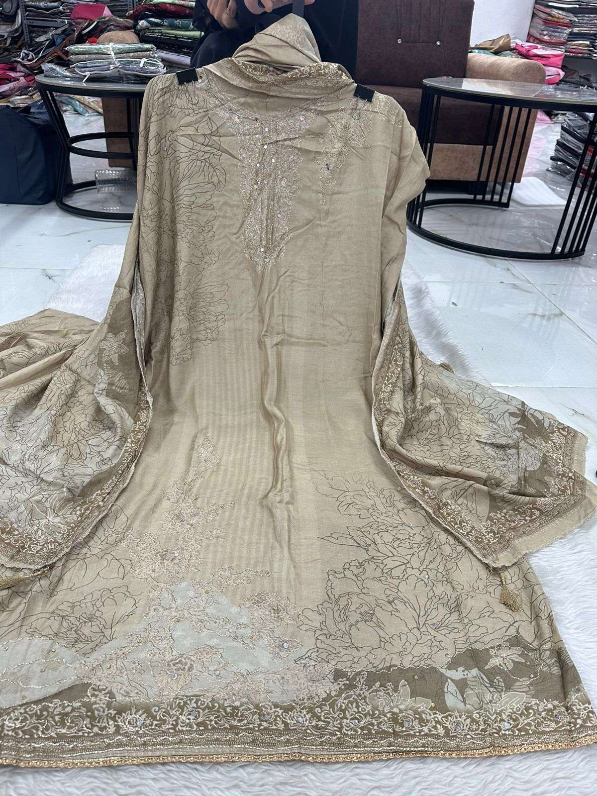 Falah Premium Maslin Collection Code - 50052 By Falah Designer Suits - 01
