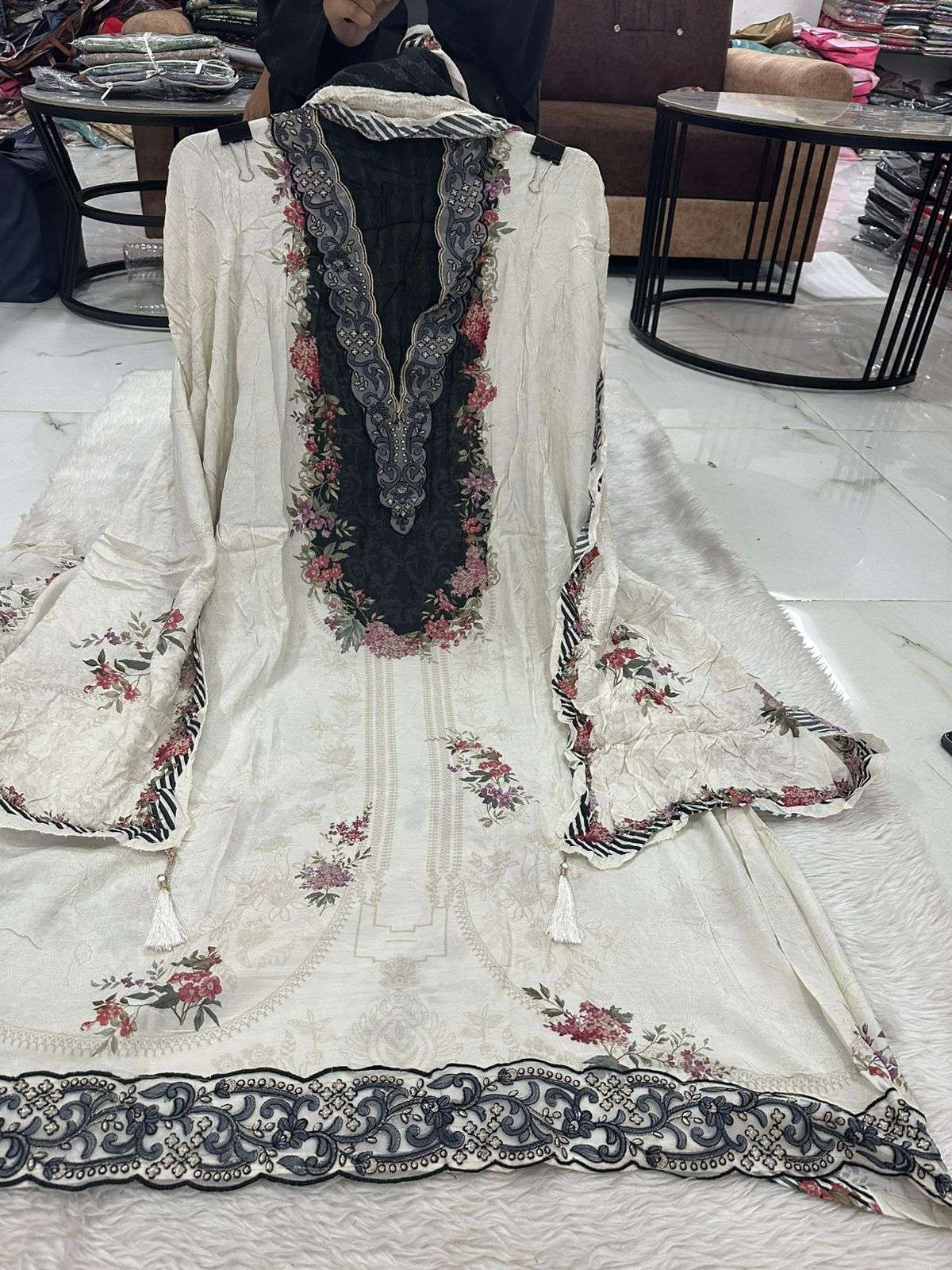 Falah Premium Maslin Collection Code - 50053 By Falah Designer Suits - 02