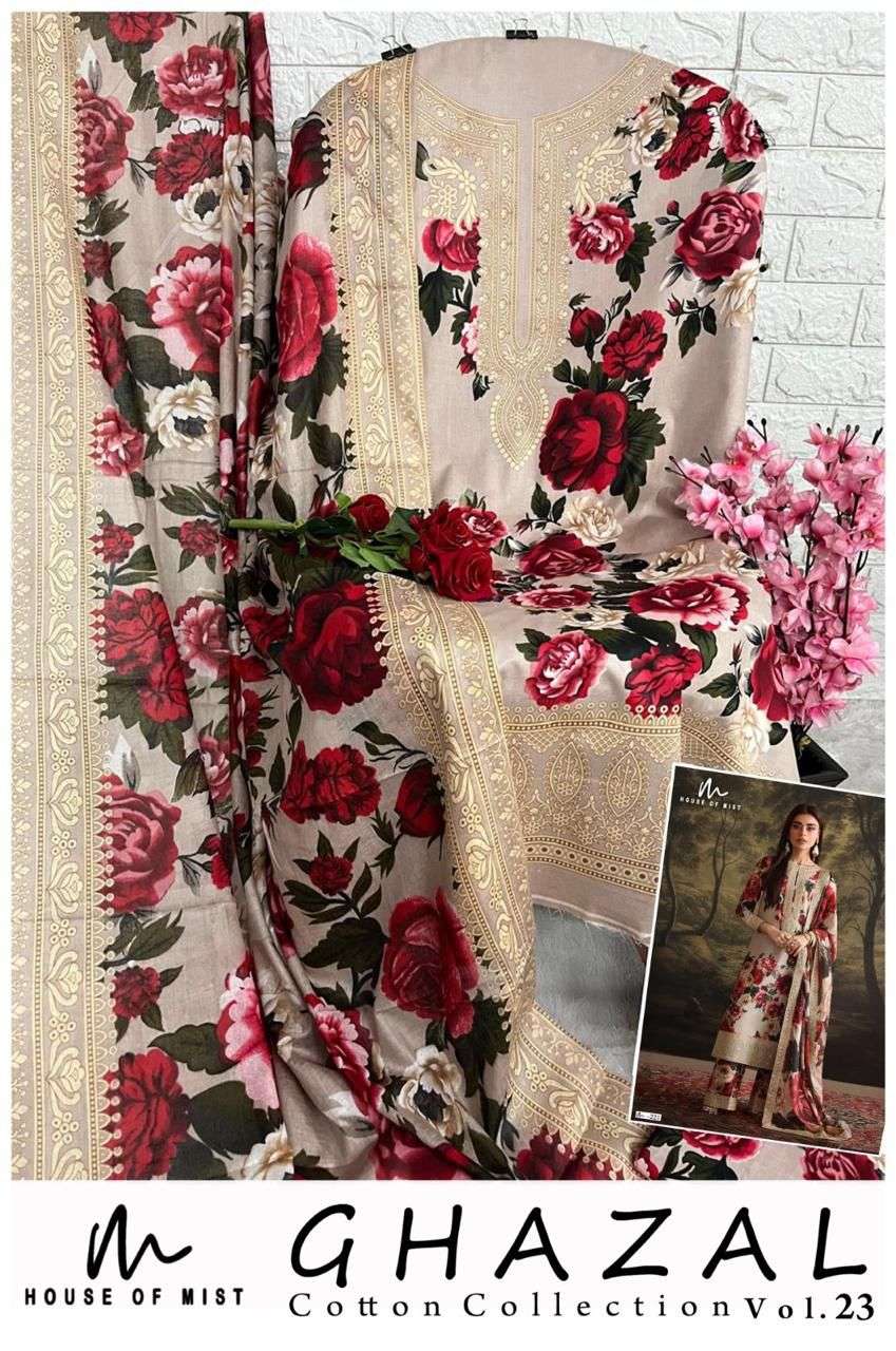GHAZAL COTTON COLLECTION VOL. - 23 BY HOUSE OF MIST - 07