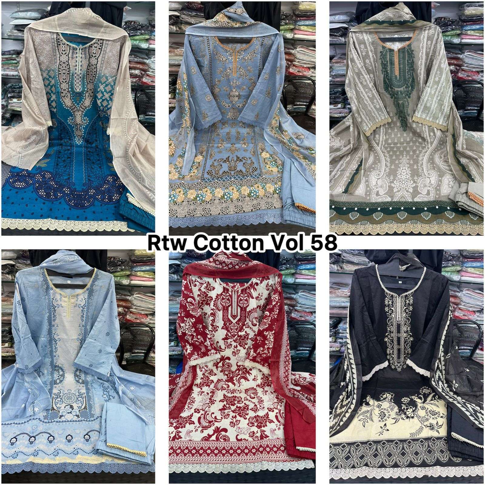 HEAVY COTTON LUXURY COLLECTION VOL - 58 BY RTW - 01 - 06