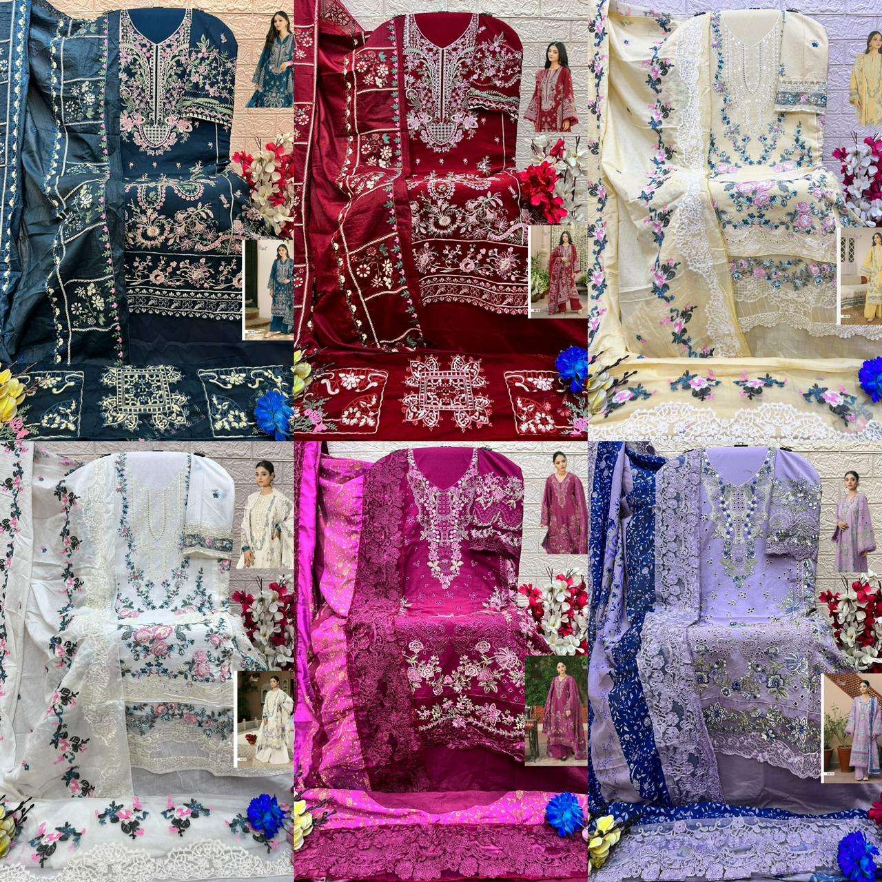 KAHF PREMIUM LUXURY LAWN COLLECTION VOL - 03 BY SHREE FAB - 01 - 06 B