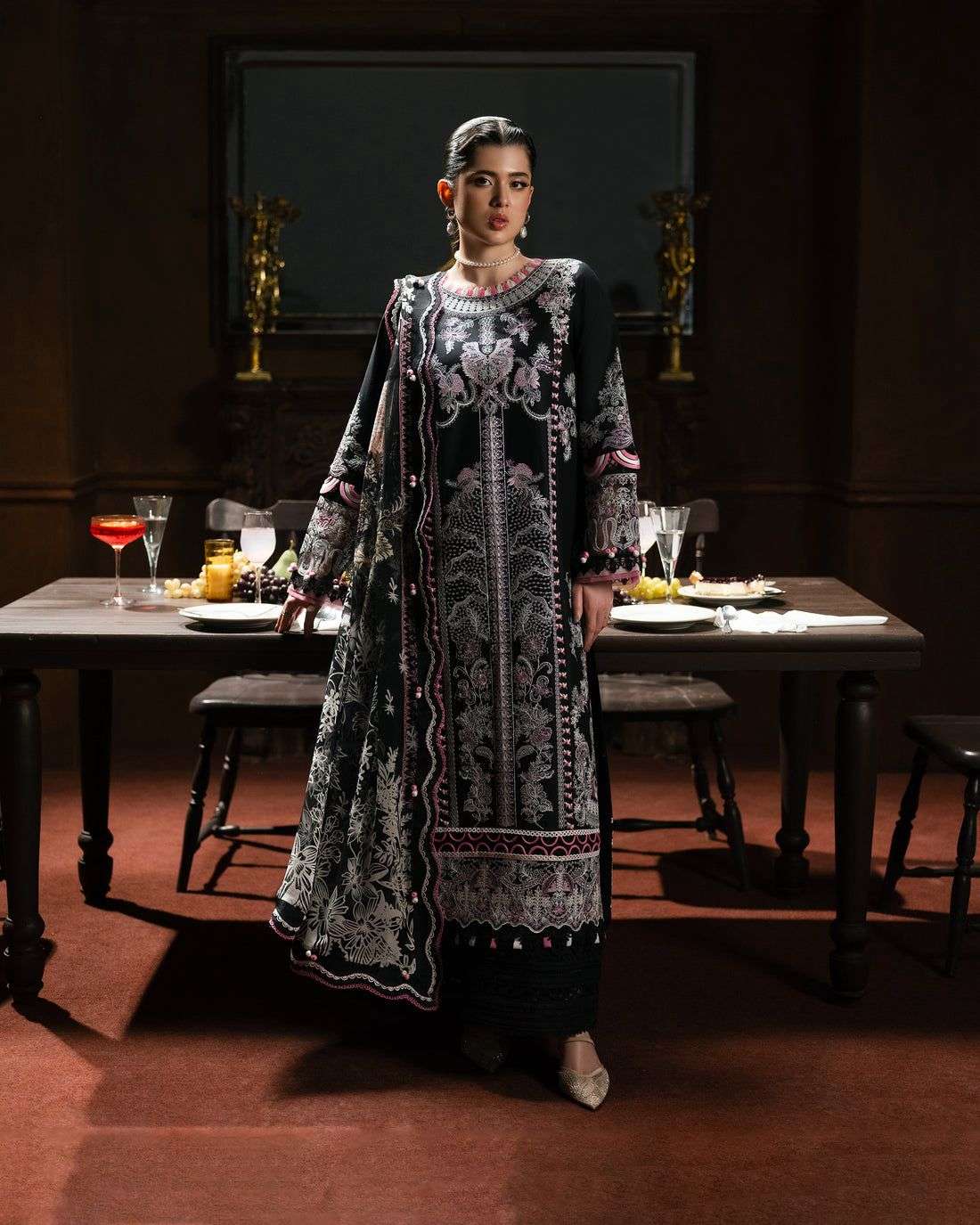Le Premier Unstitched Embroidered Lawn 2026 by JADE-07