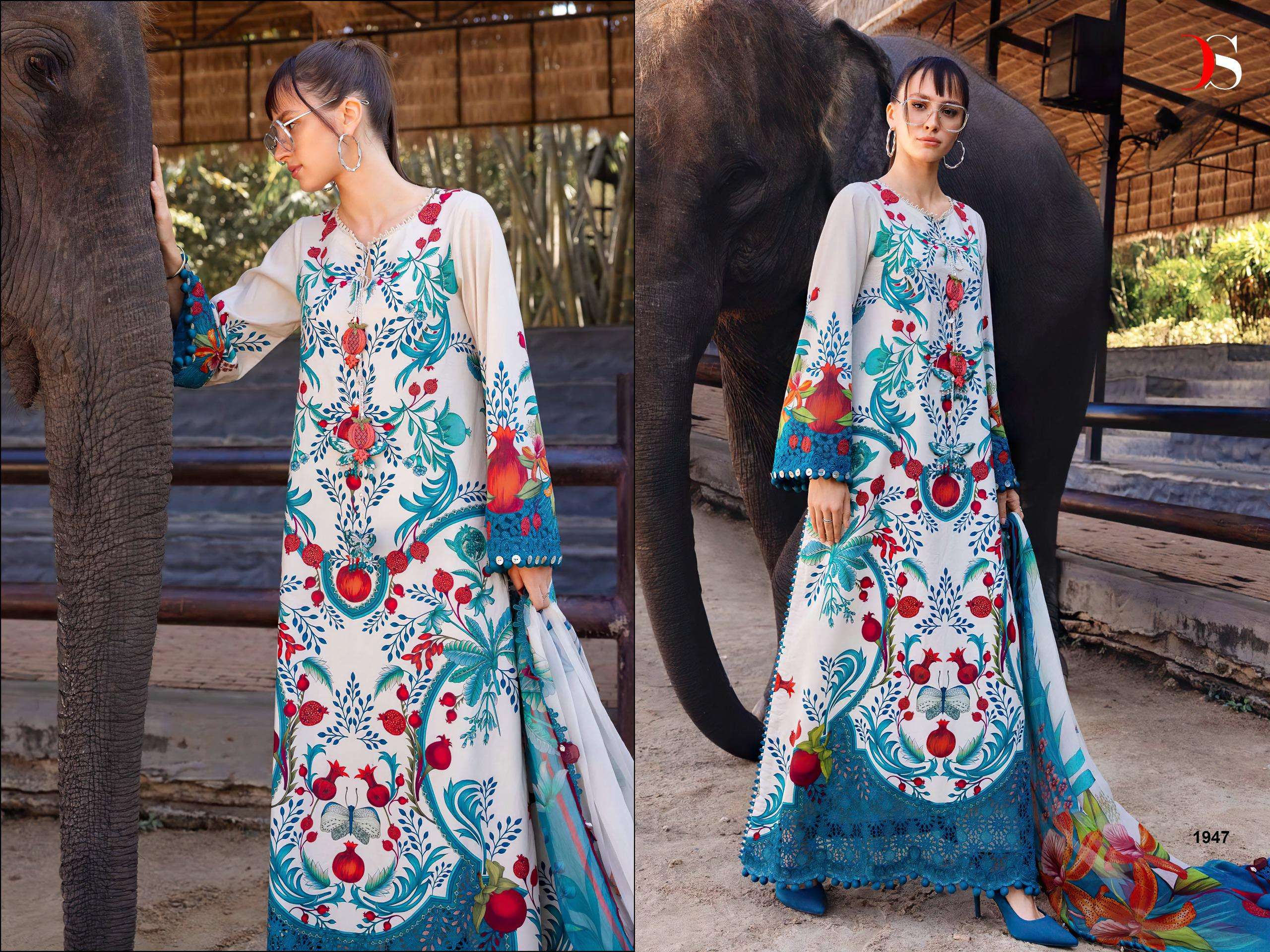 MARIA B M PRINT BY DEEPSY SUITS - 07